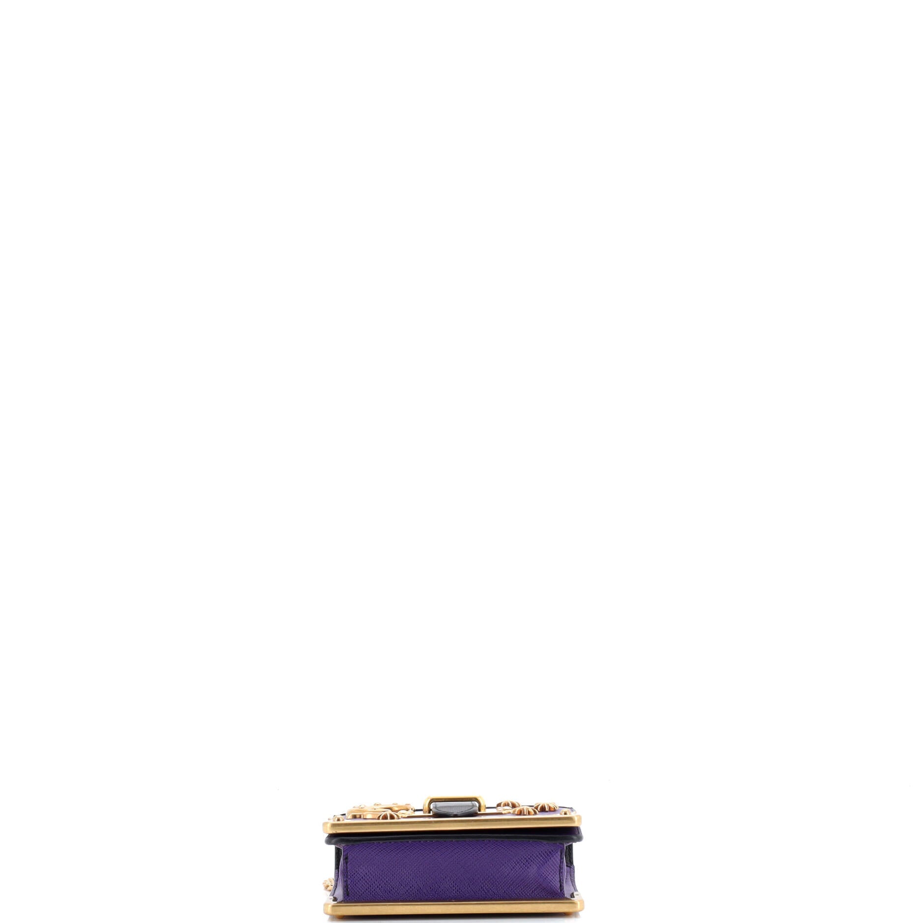 Prada Cahier Crossbody Bag Embellished Leather Micro