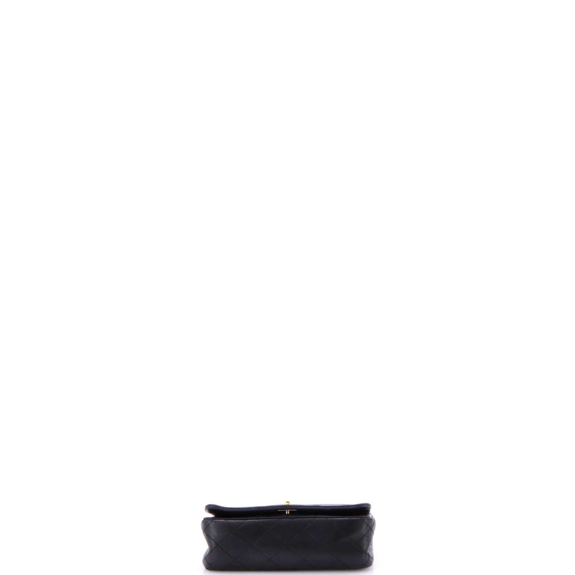 Chanel Vintage Full Flap Bag Quilted Lambskin Mini