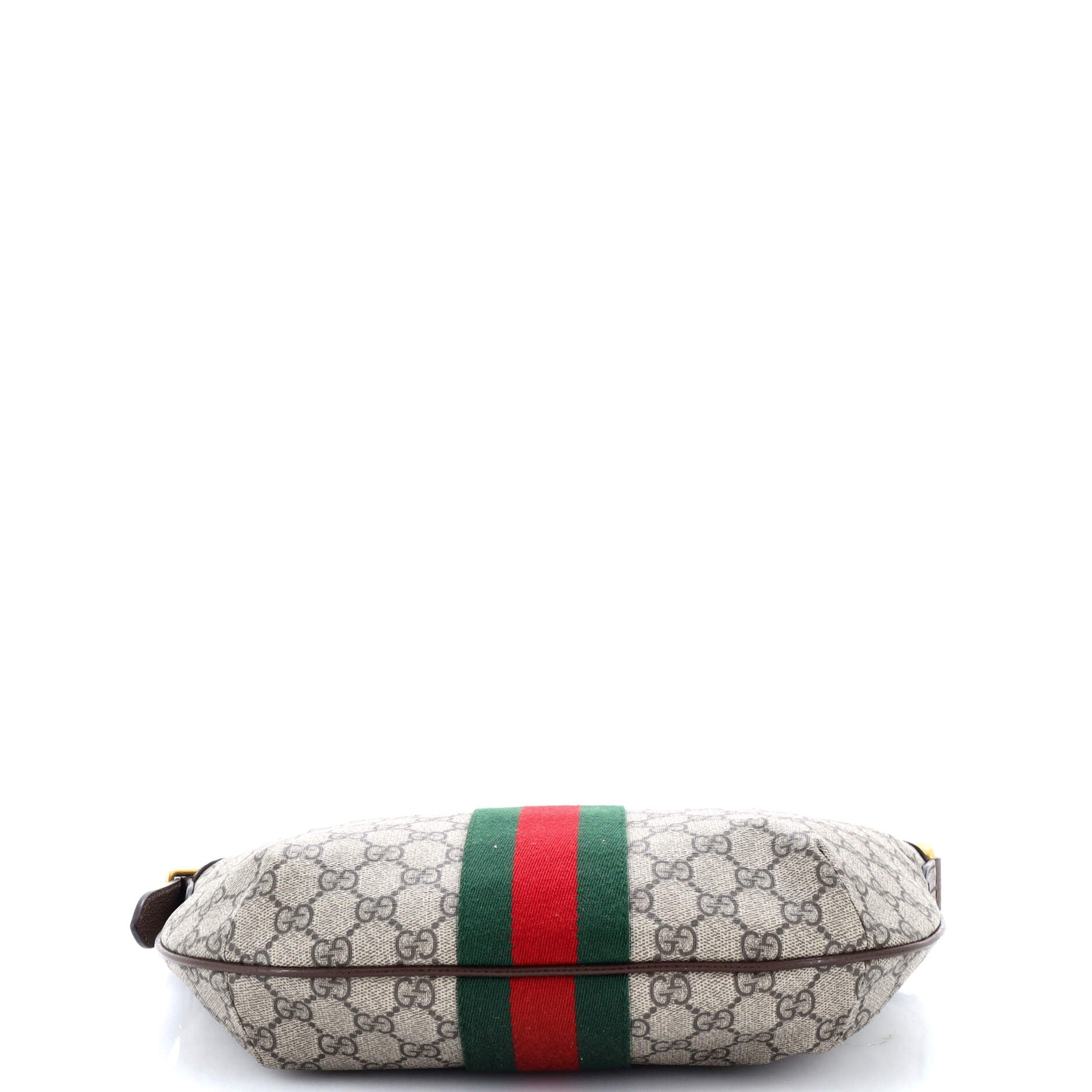 Gucci Ophidia Half Moon Hobo GG Coated Canvas Small