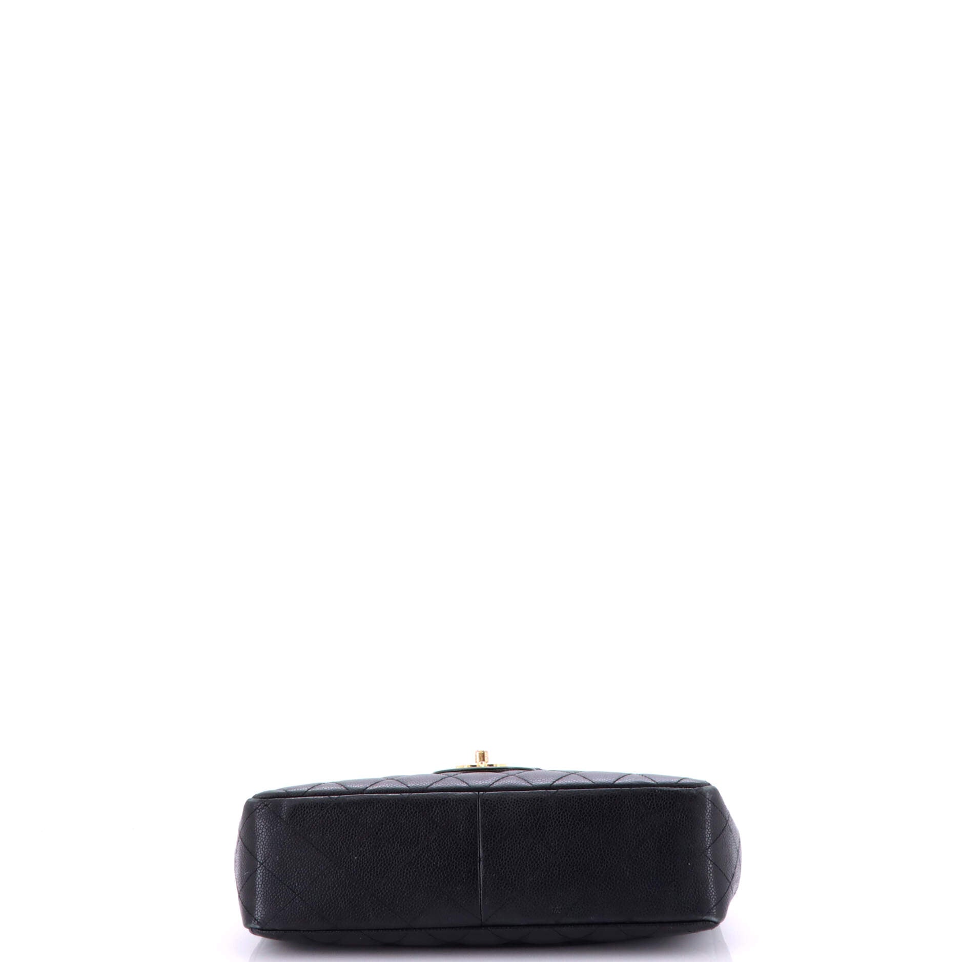 Chanel Classic Double Flap Bag Quilted Caviar Jumbo