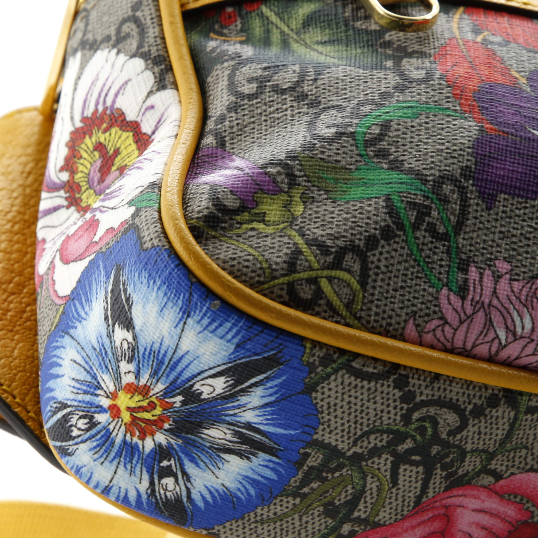 Gucci Ophidia Belt Bag Flora GG Coated Canvas Medium