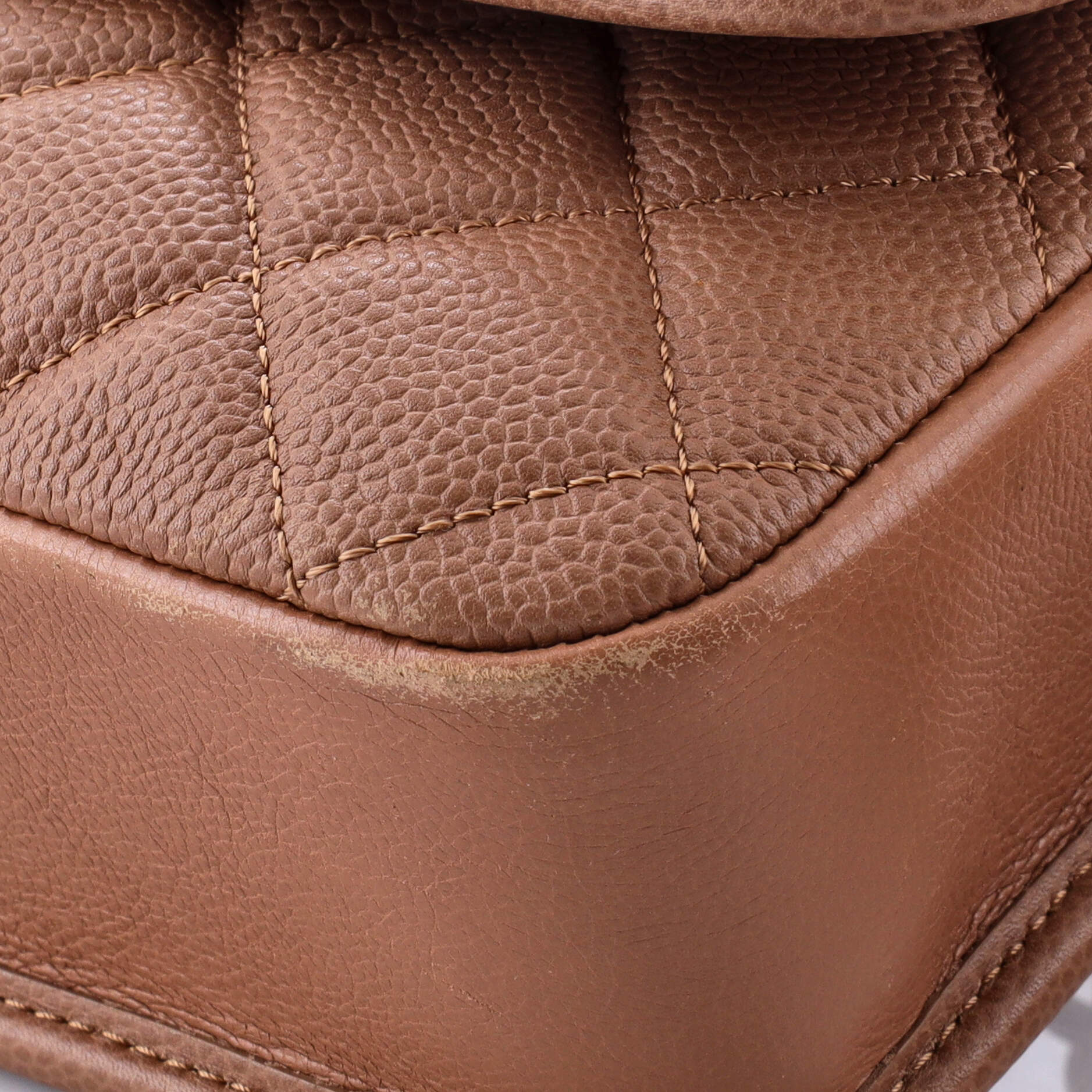 Chanel Daily Carry Messenger Bag Quilted Iridescent Calfskin and Caviar Medium