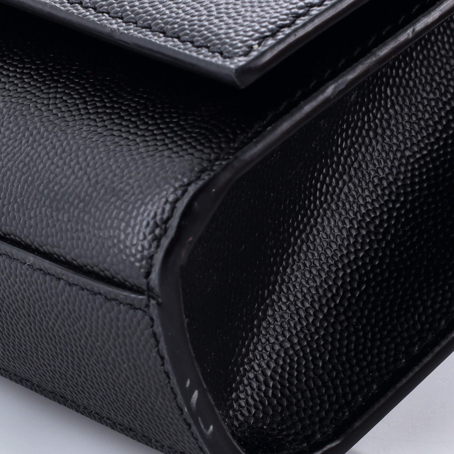 Saint Laurent Classic Monogram Crossbody Bag Grainy Leather Large