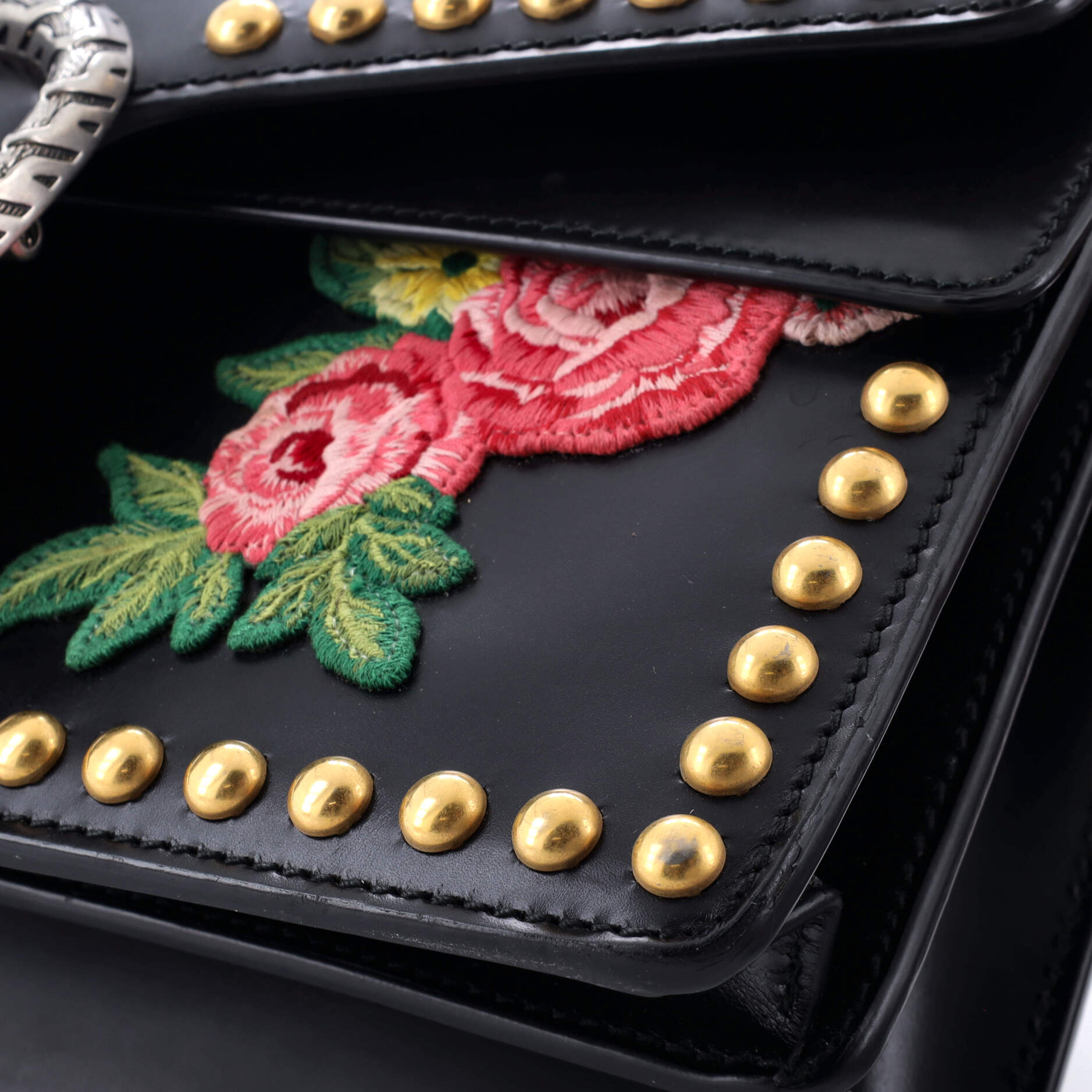 Gucci Dionysus Bag Embroidered Studded Leather Small