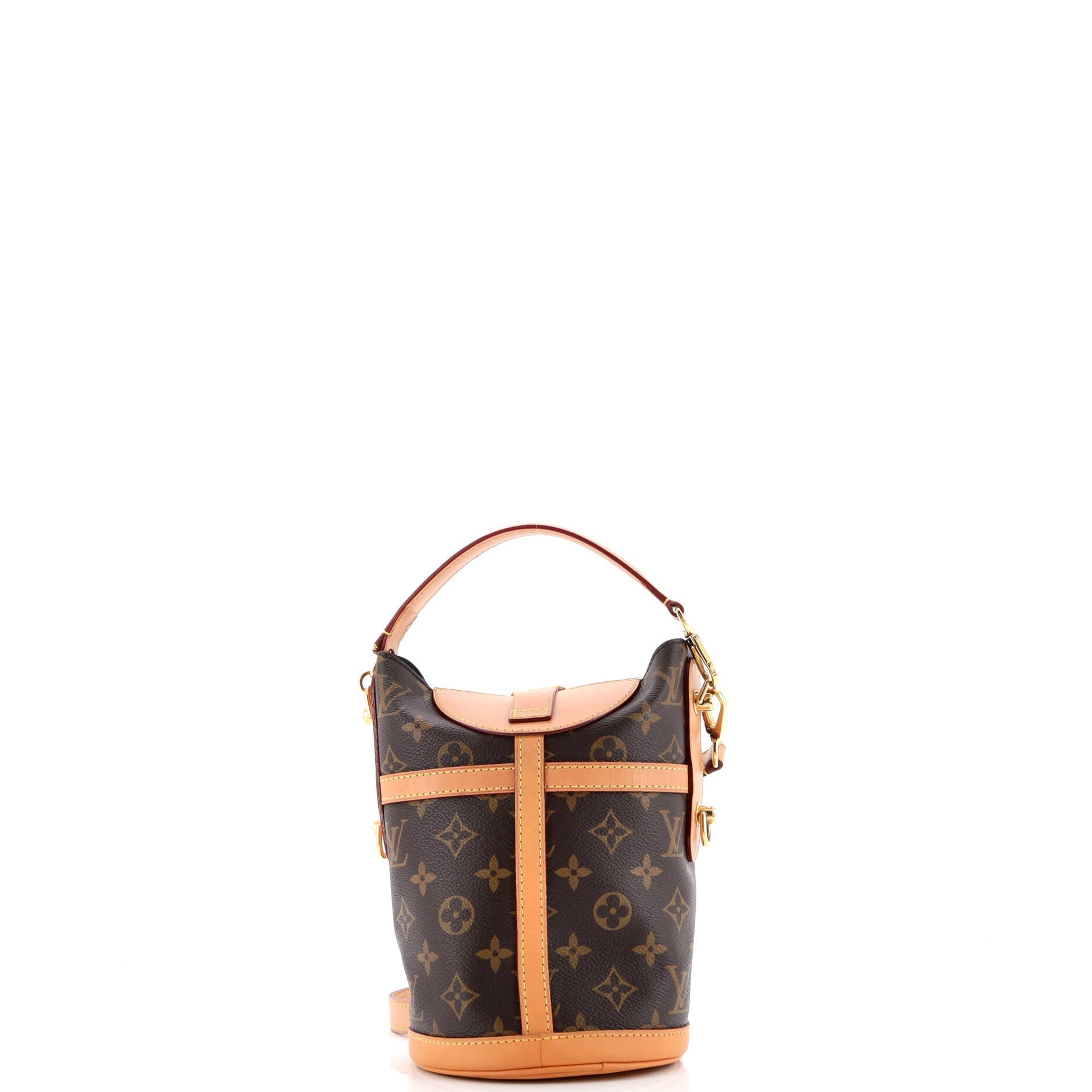Louis Vuitton Duffle Handbag Monogram Canvas