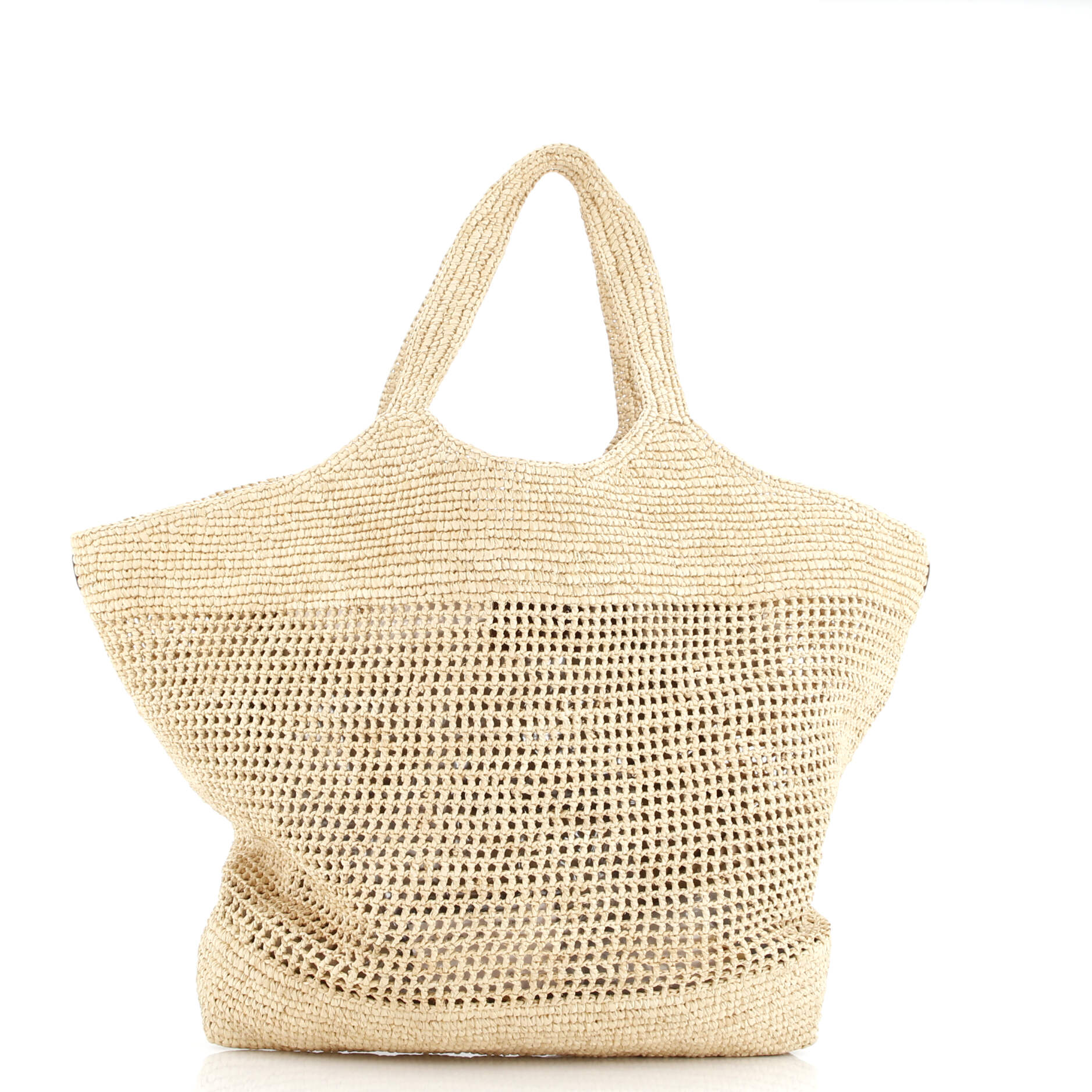 Saint Laurent Icare Shopping Tote Raffia Maxi