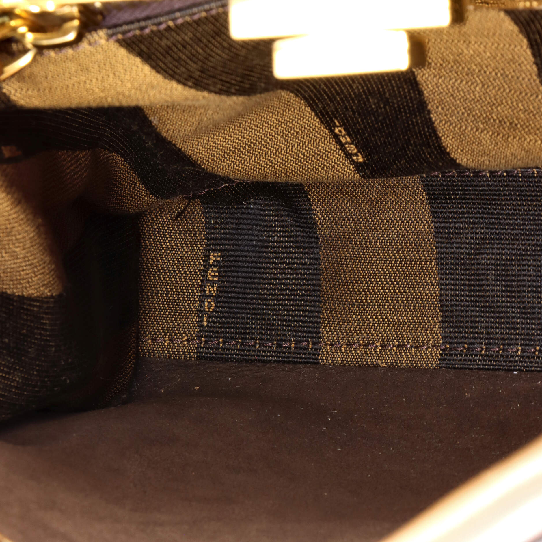 Fendi Peekaboo Bag Rigid Leather Regular