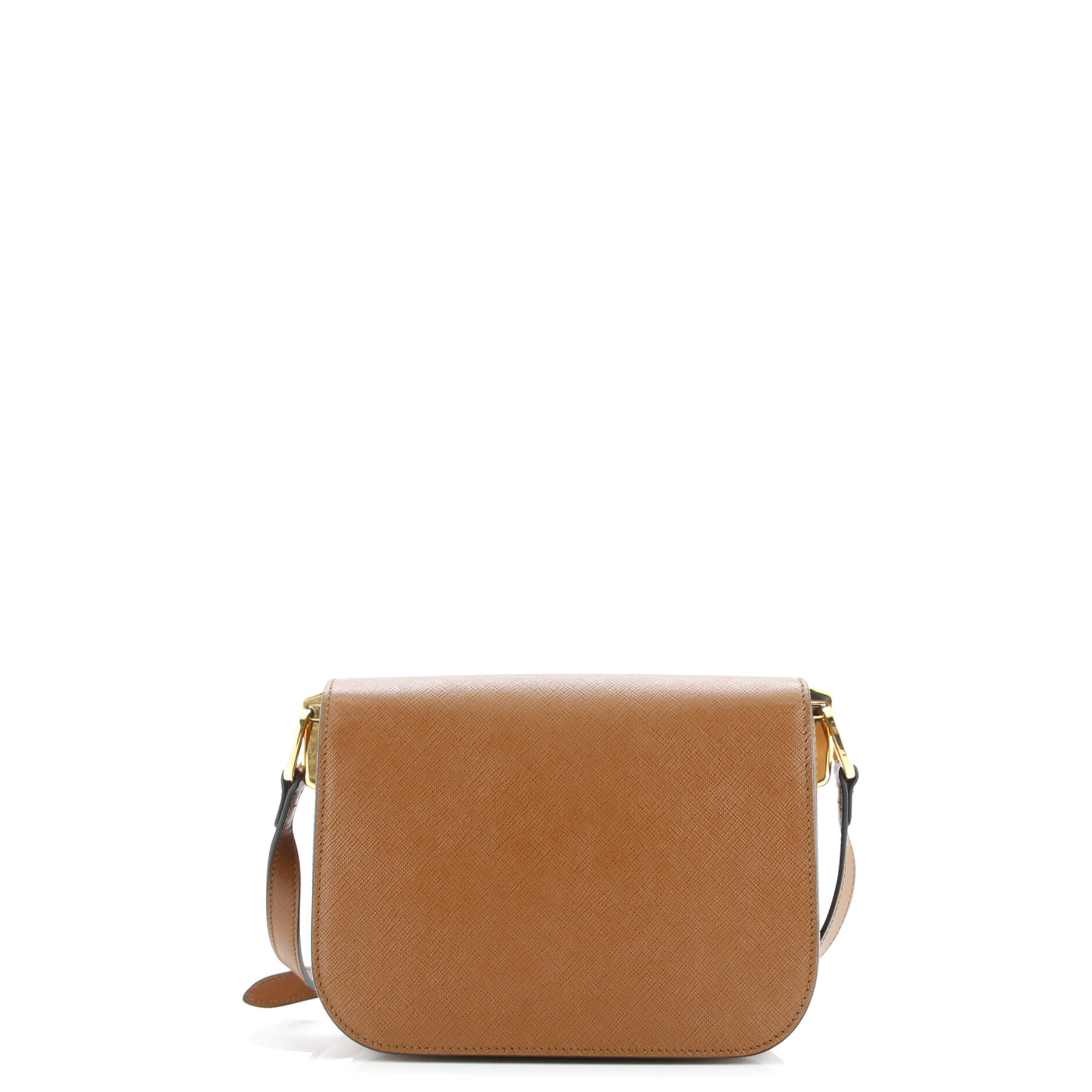 Prada Embleme Flap Bag Saffiano Leather Small