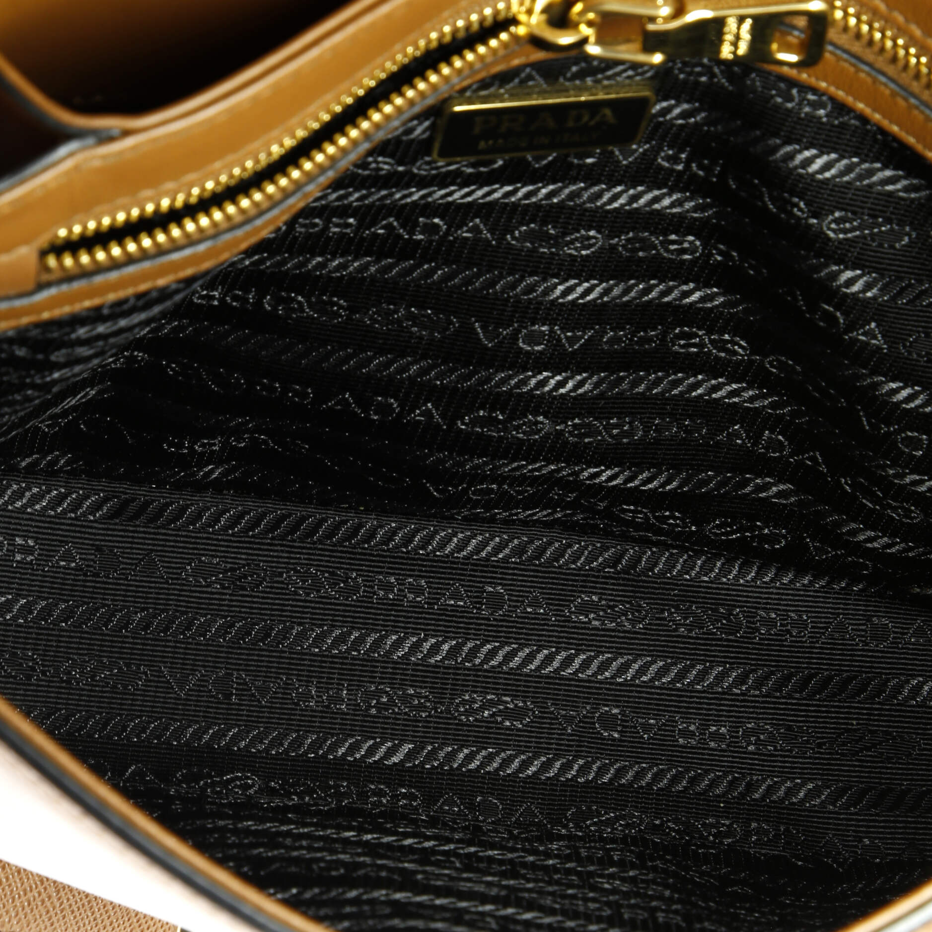 Prada Embleme Flap Bag Saffiano Leather Small