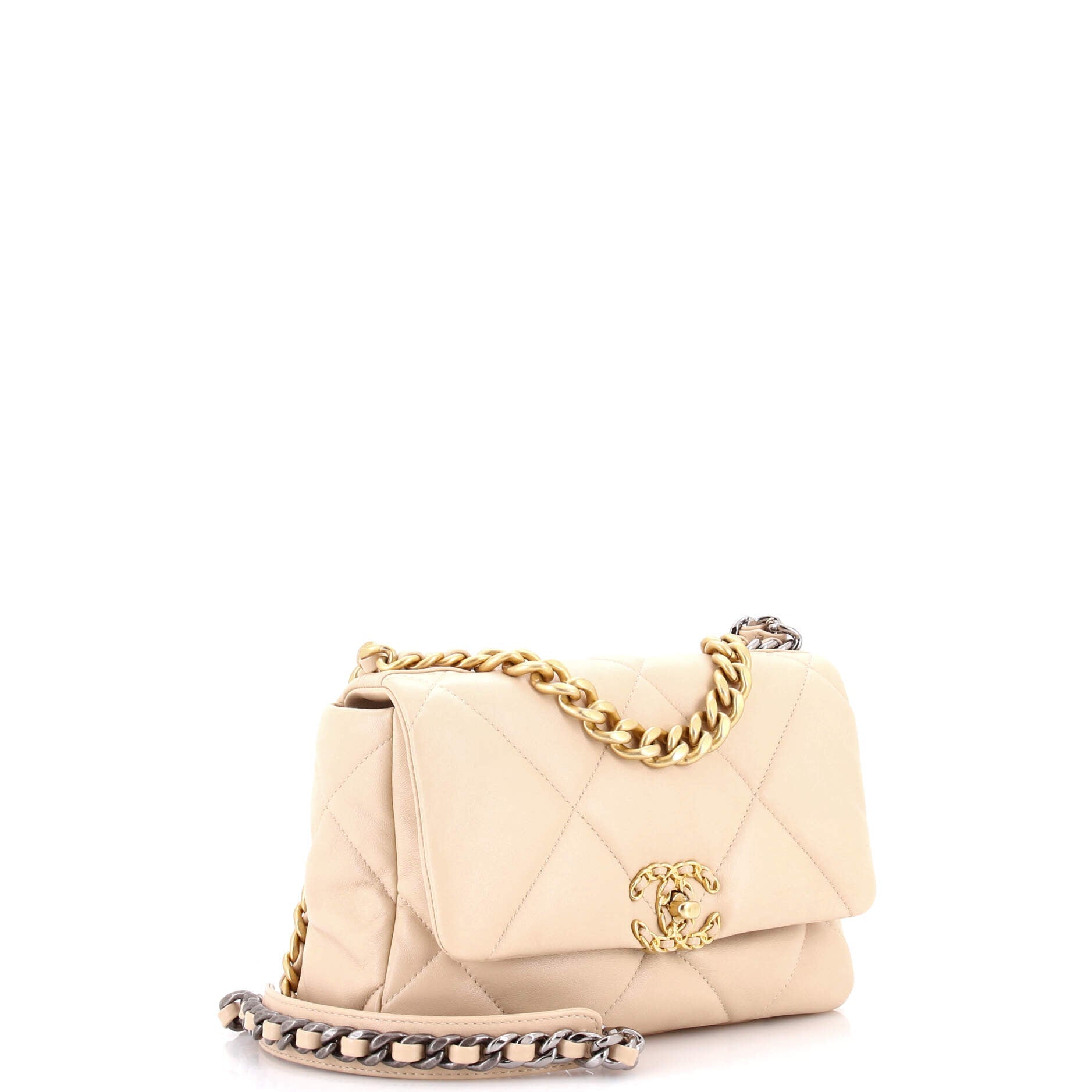 Chanel 19 Flap Bag Quilted Leather Medium