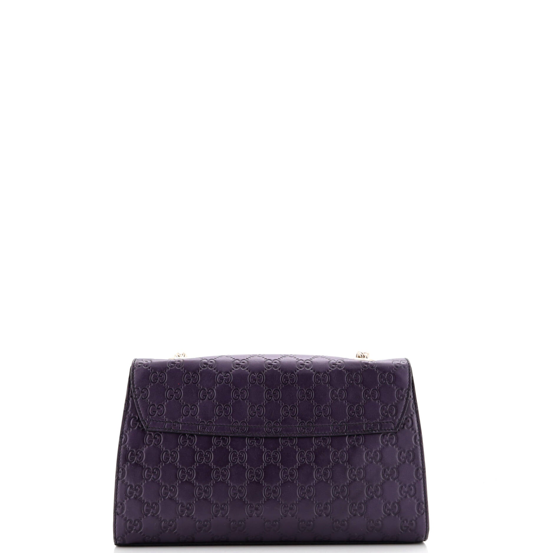 Gucci Emily Chain Flap Bag Guccissima Leather Medium
