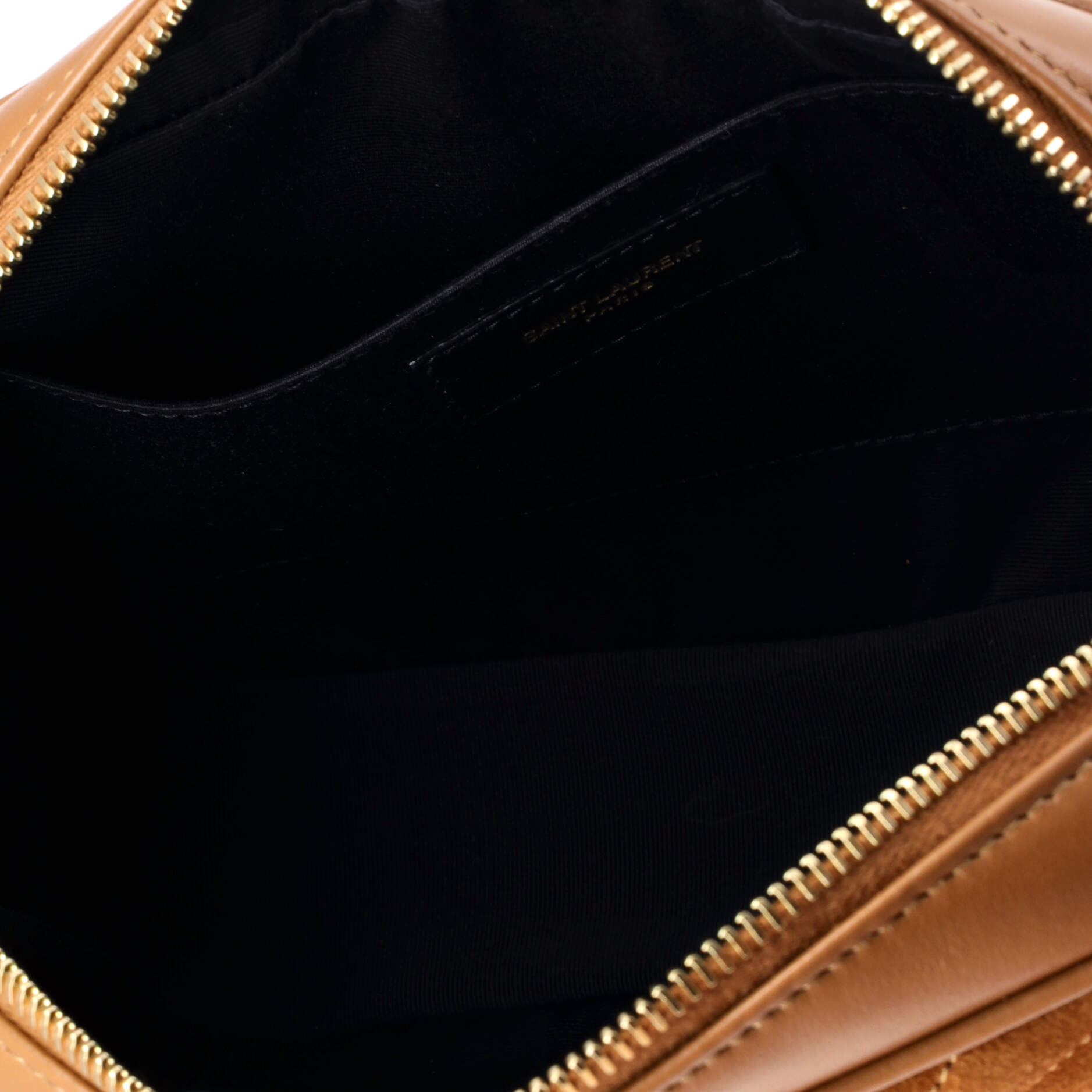 Saint Laurent Lou Camera Bag Matelasse Chevron Suede Small