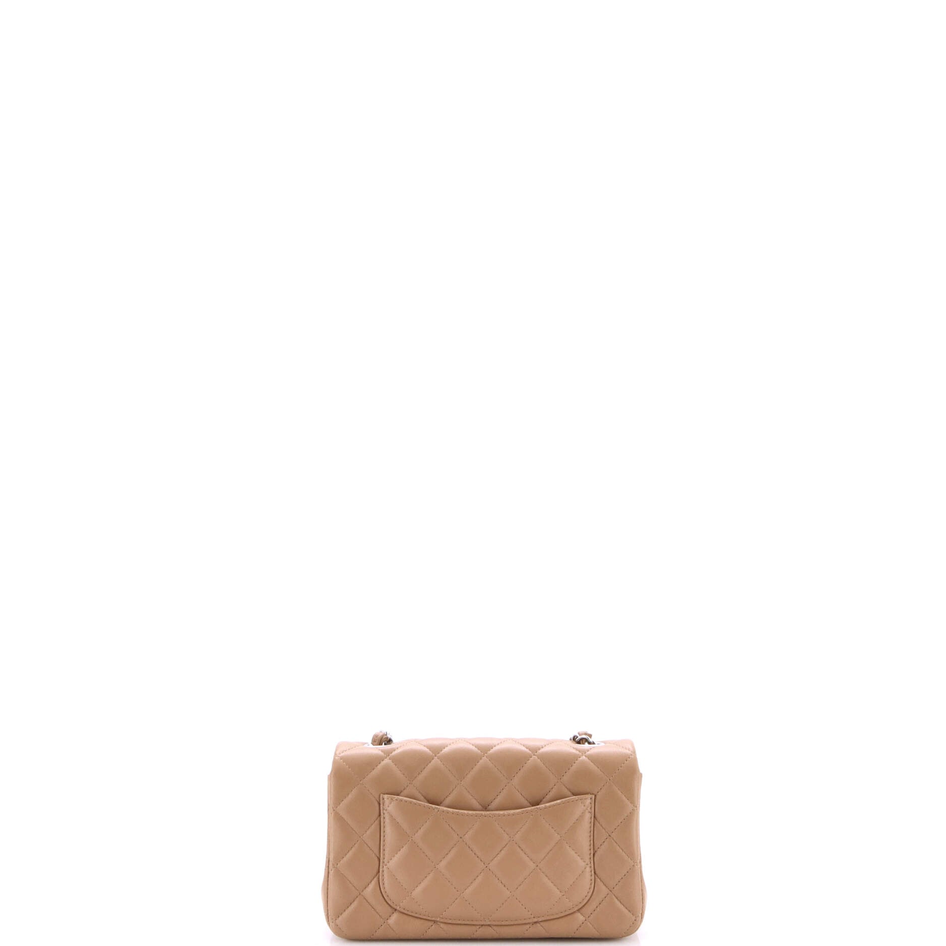 Chanel Classic Single Flap Bag Quilted Lambskin Mini