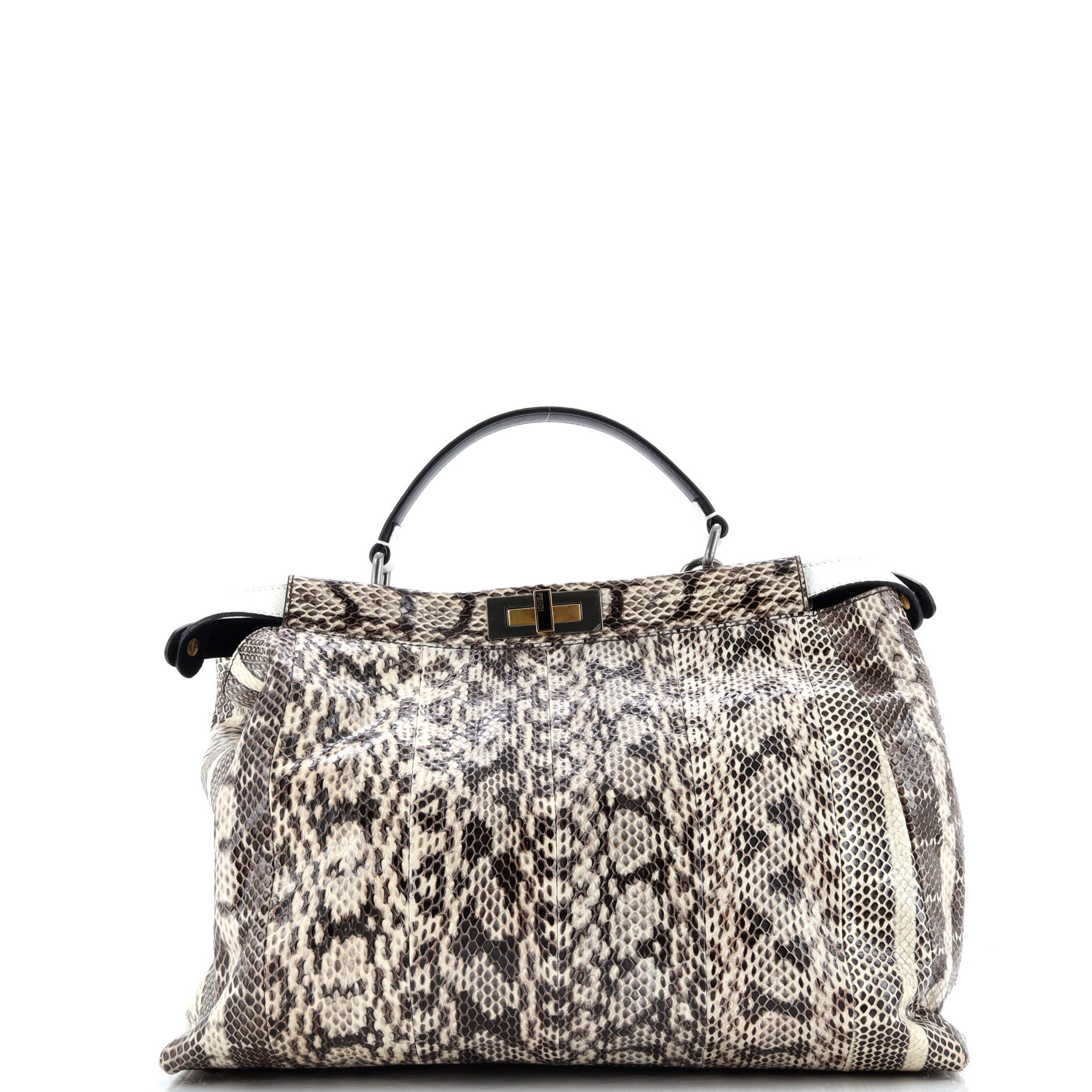 Fendi Peekaboo Bag Python Large