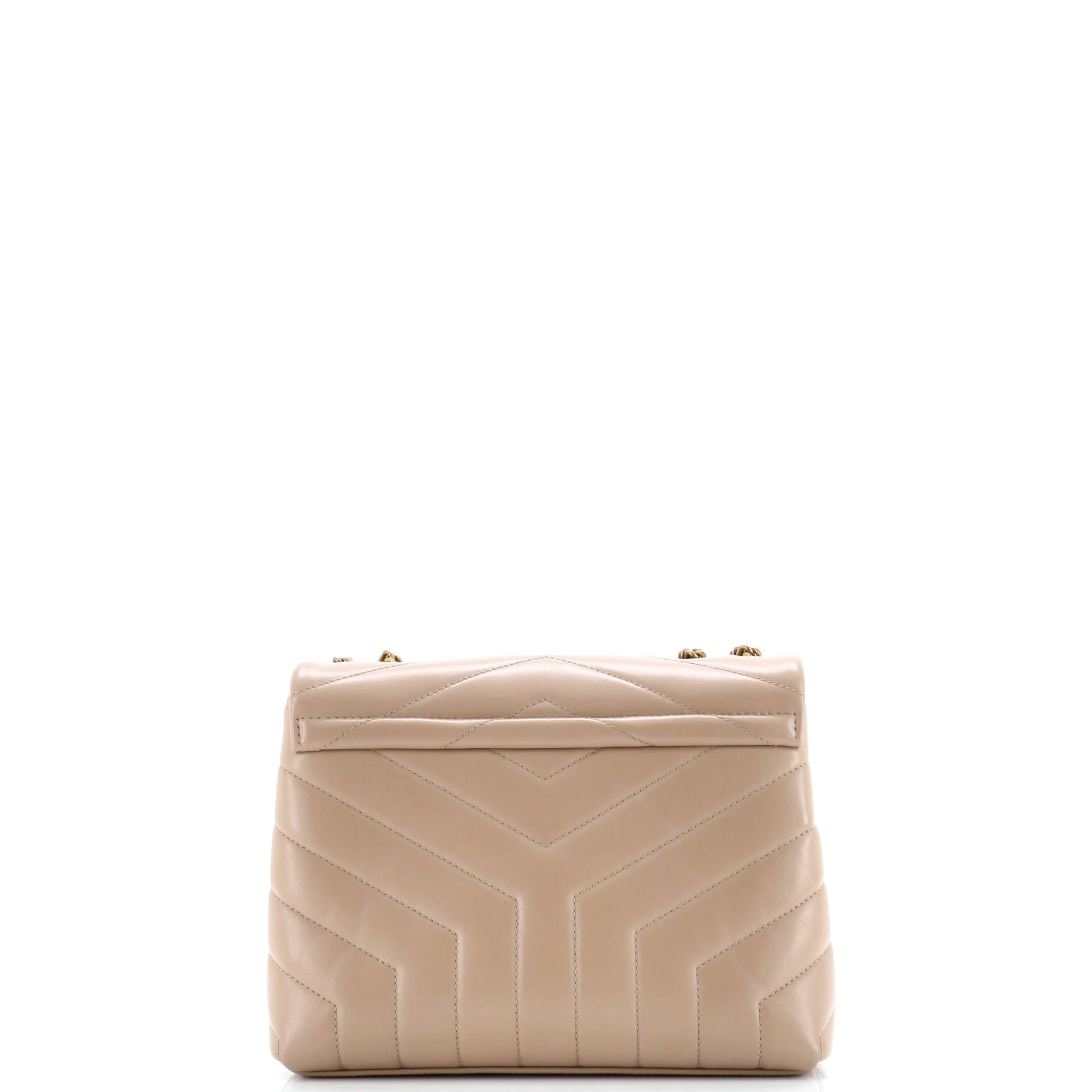 Saint Laurent Loulou Shoulder Bag Matelasse Chevron Leather Small