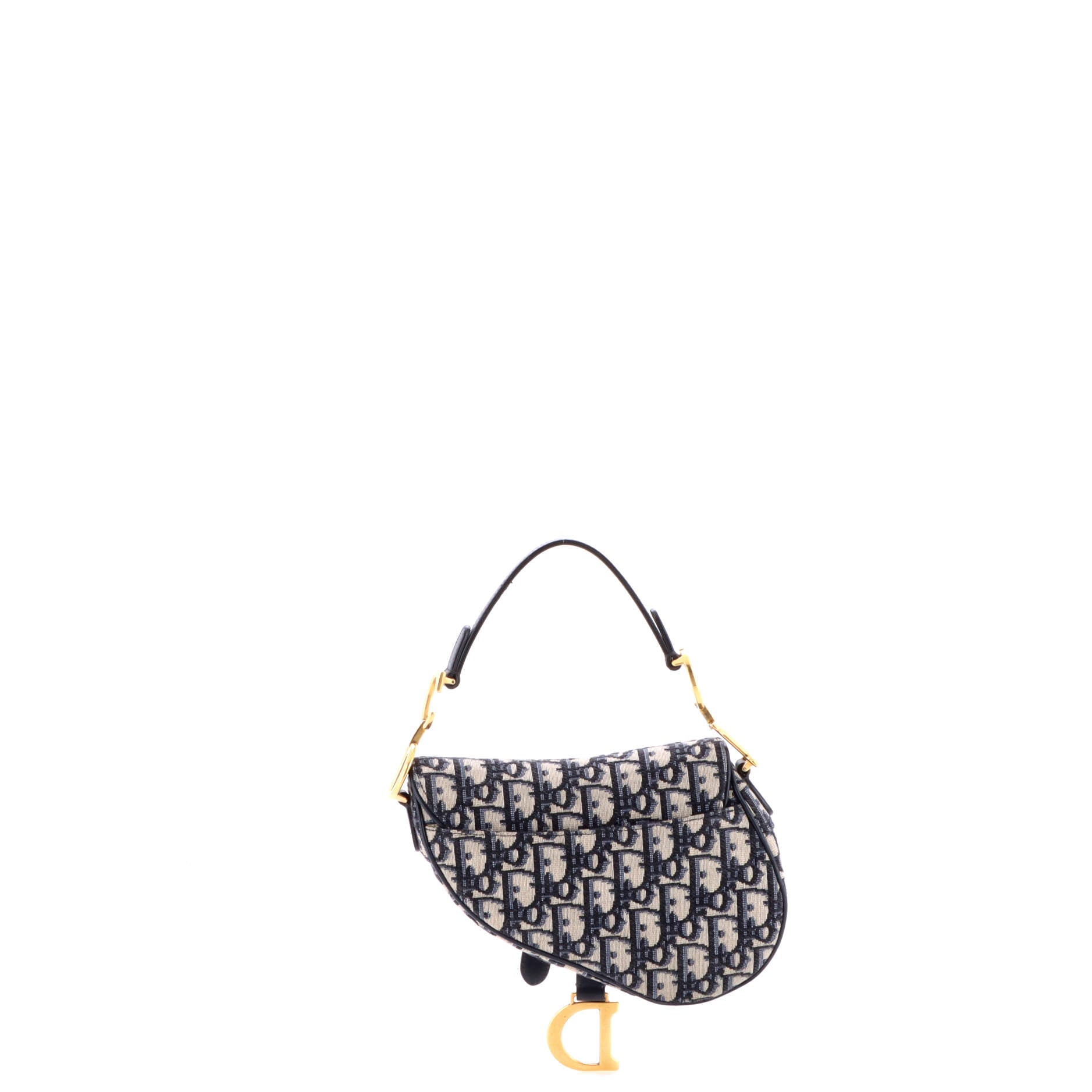 Christian Dior Saddle Handbag Oblique Canvas Mini
