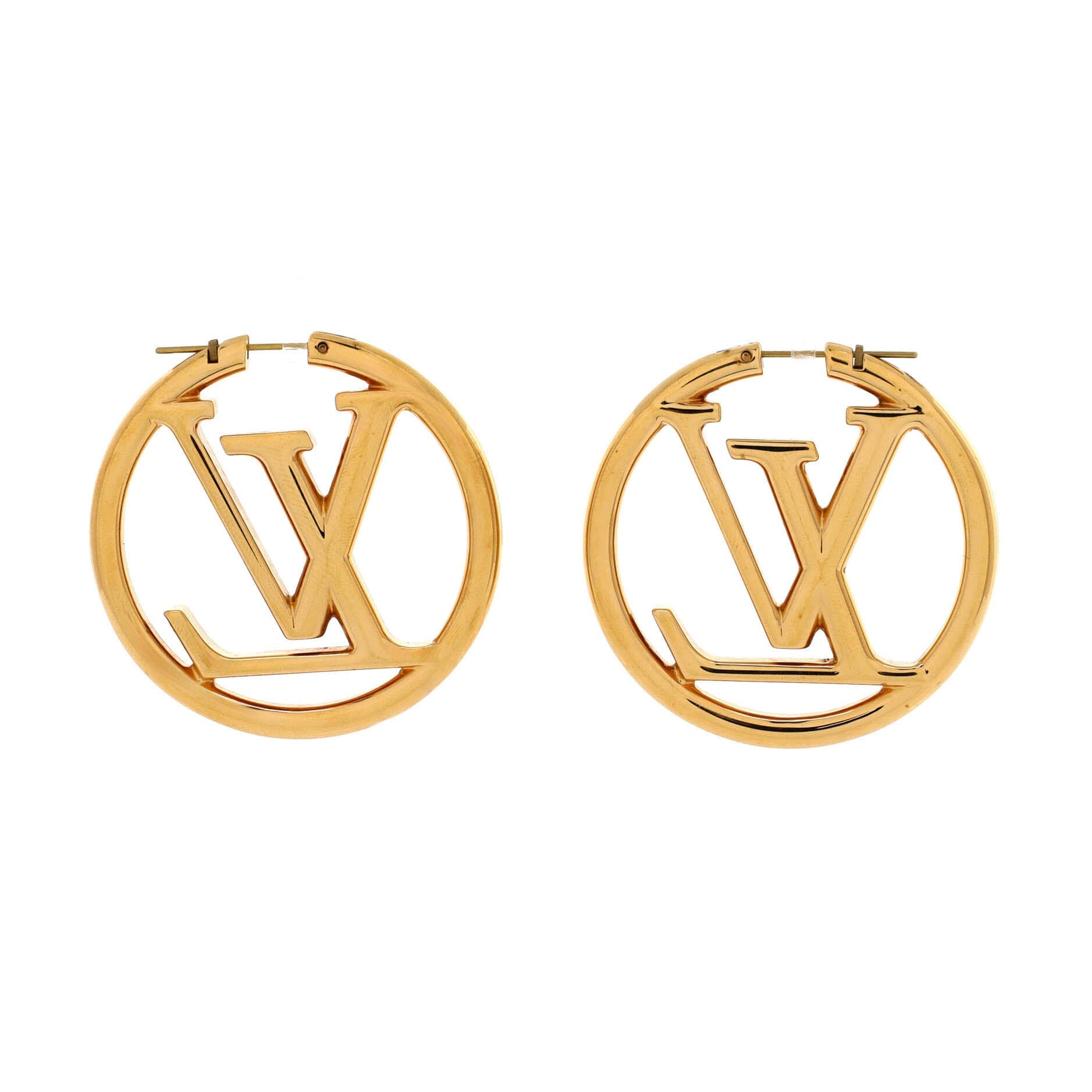 Louis Vuitton Louise Hoop Earrings Metal GM
