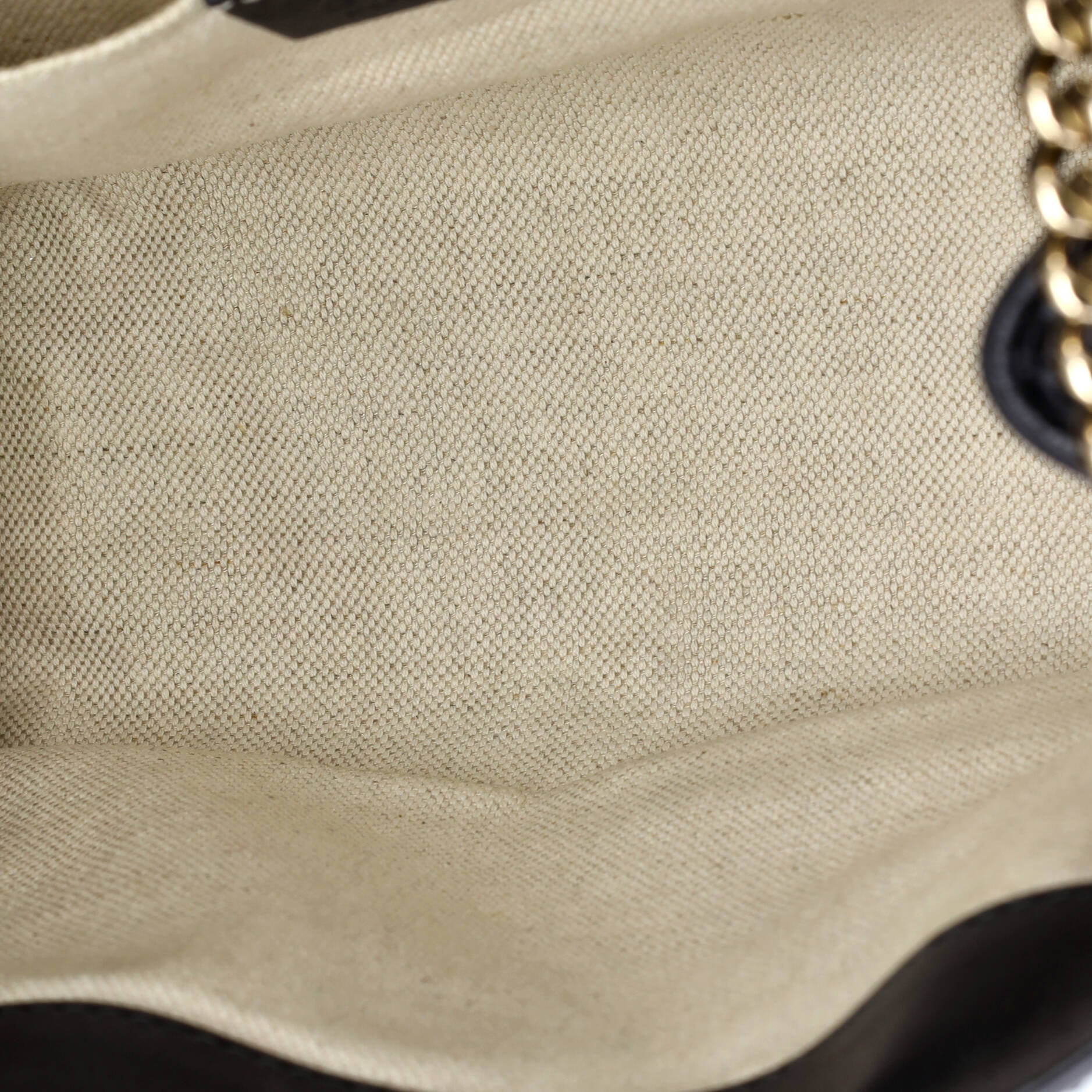 Gucci Emily Chain Flap Shoulder Bag Guccissima Leather Small