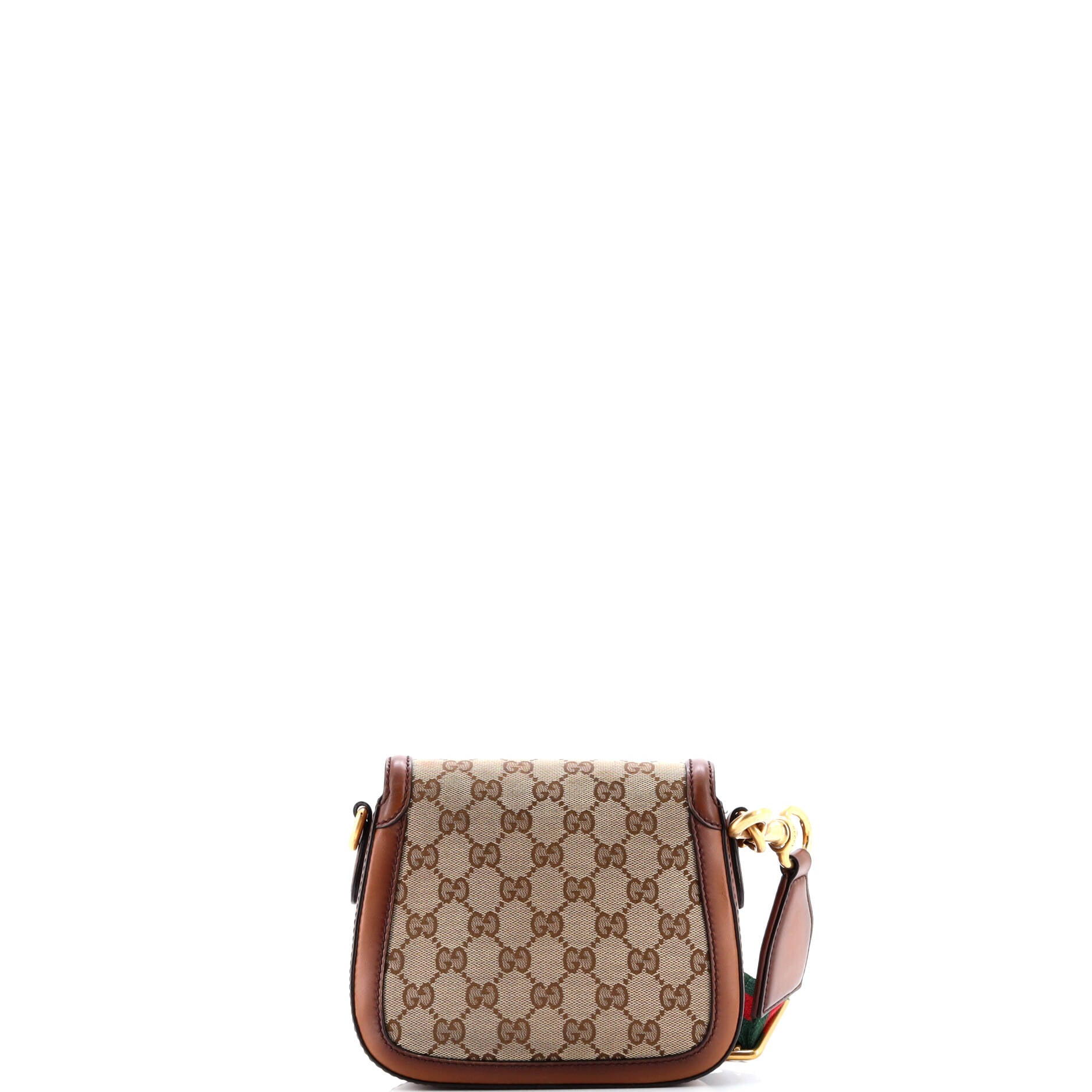 Gucci Lady Web Shoulder Bag GG Canvas Small