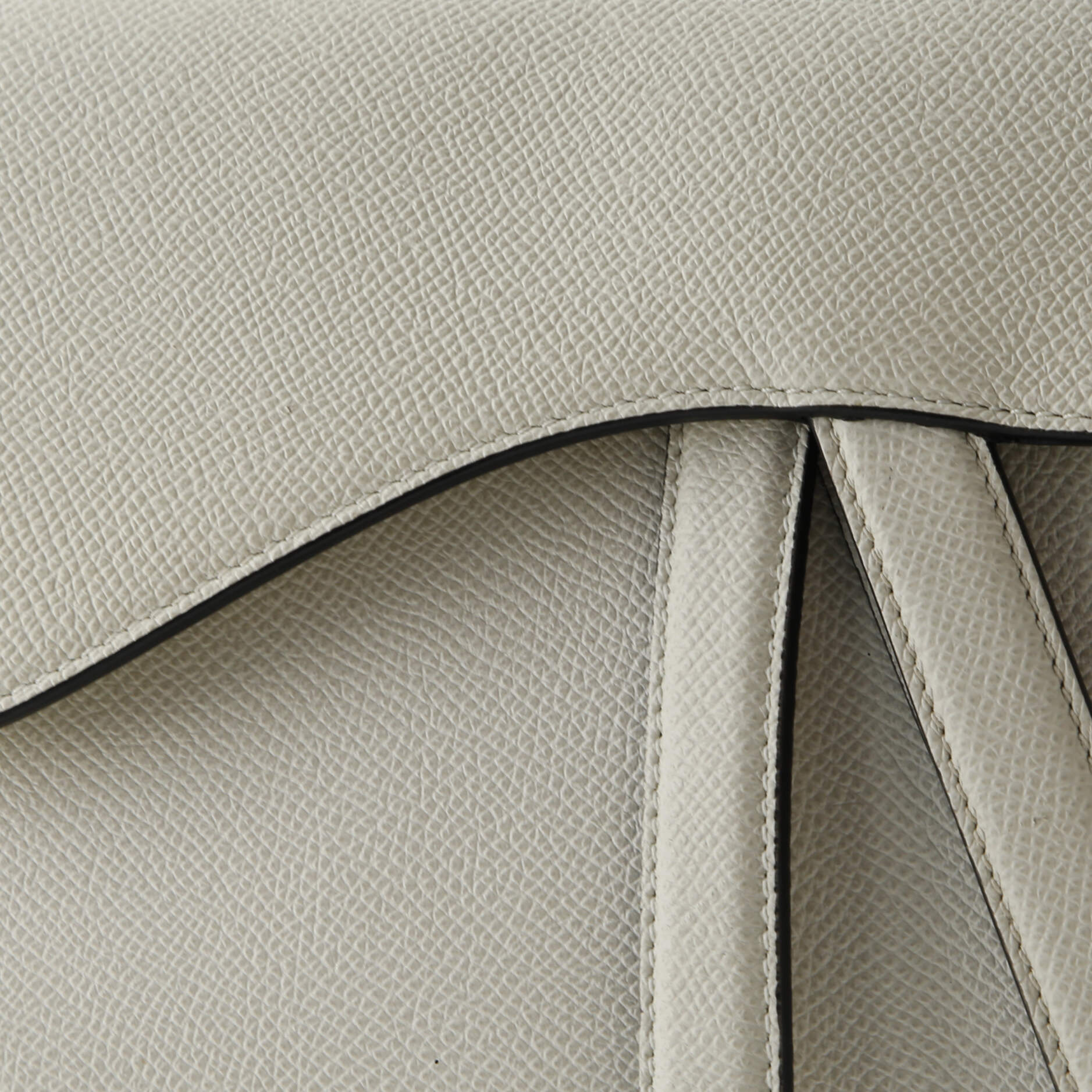 Christian Dior Saddle Handbag Leather Medium