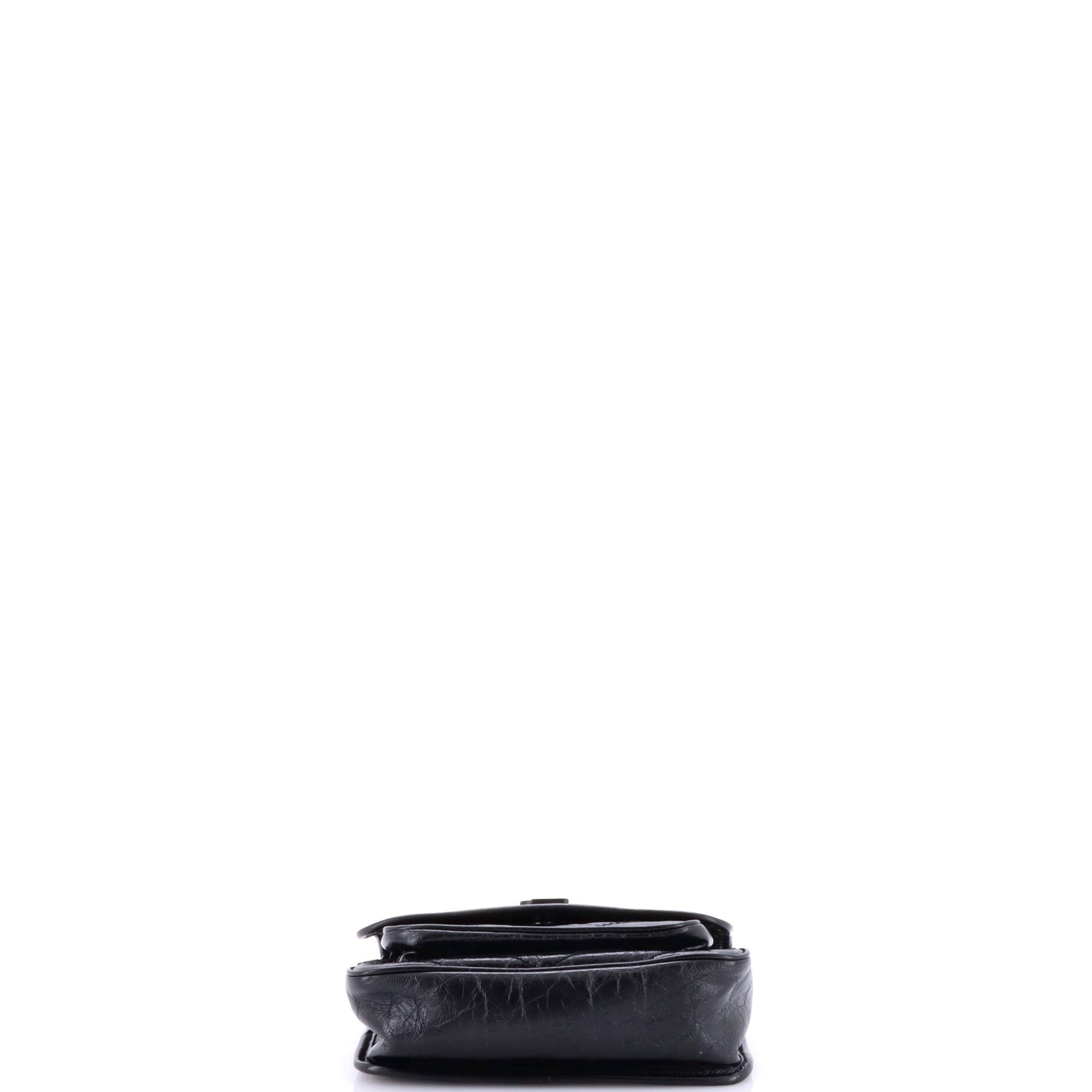 Saint Laurent Niki Chain Flap Bag Matelasse Chevron Leather Baby