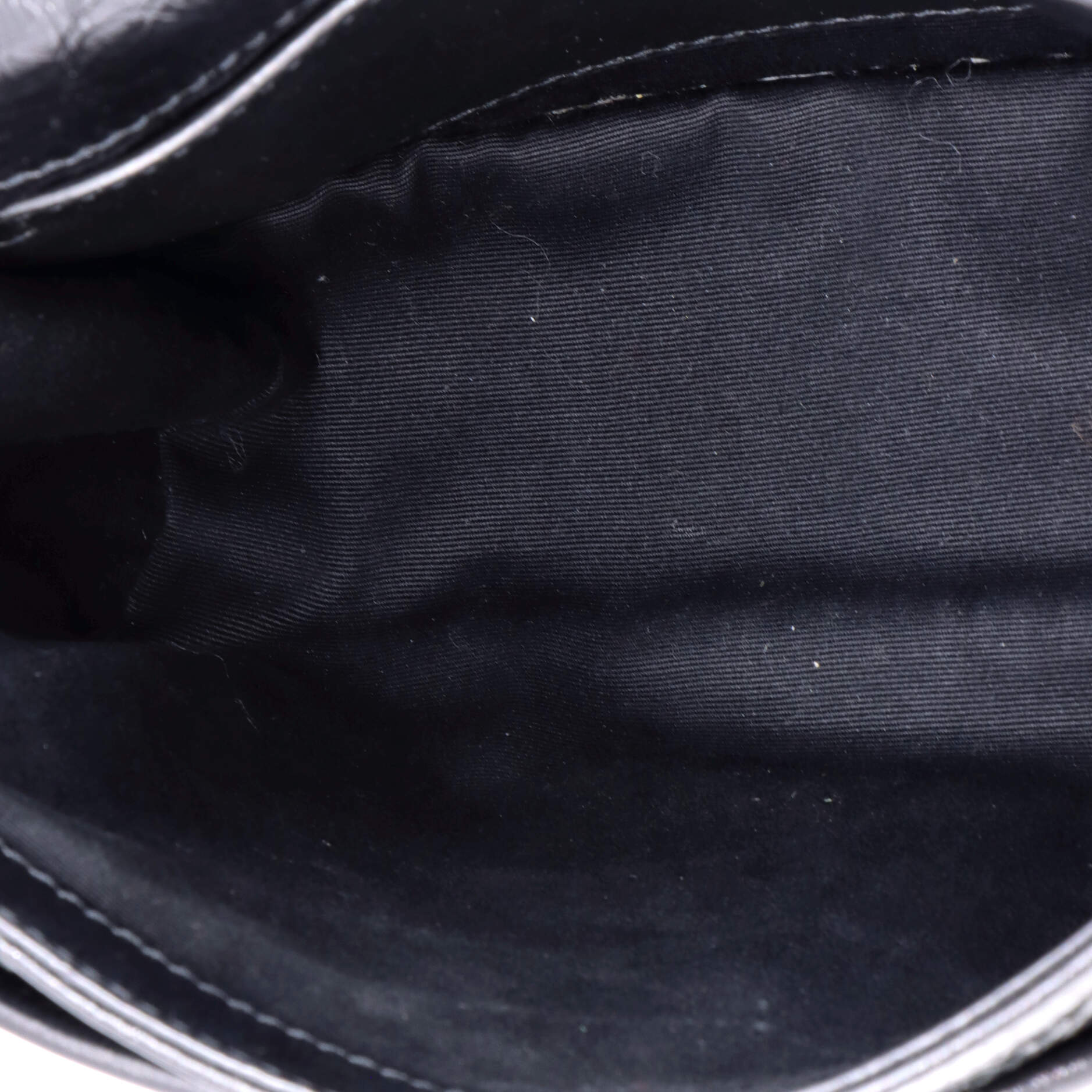 Saint Laurent Niki Chain Flap Bag Matelasse Chevron Leather Baby