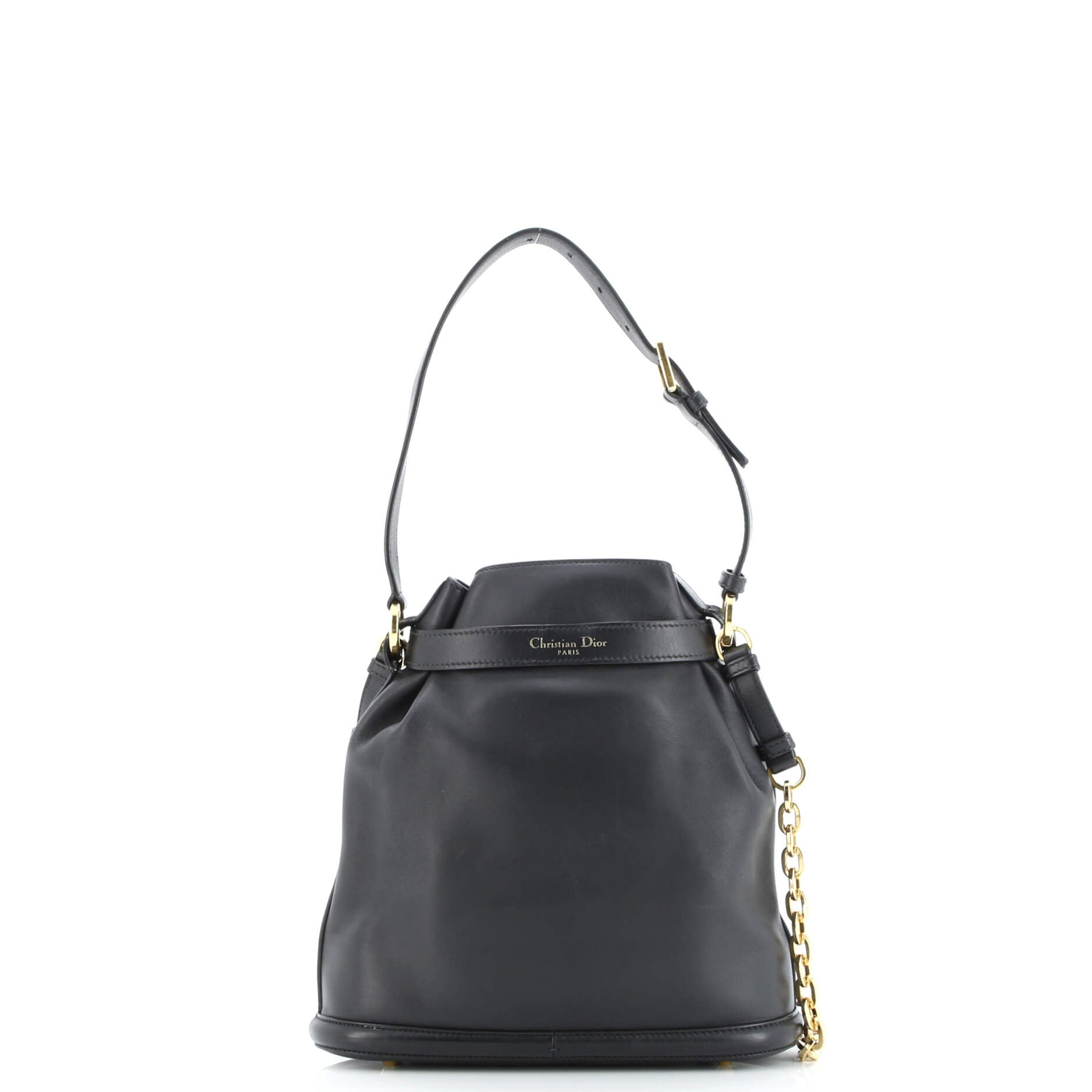 Christian Dior C'est Bucket Bag Leather Medium