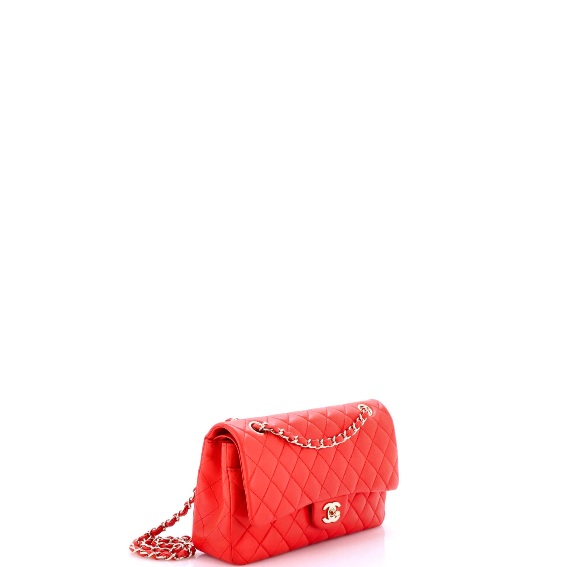 Chanel Classic Double Flap Bag Quilted Lambskin Medium