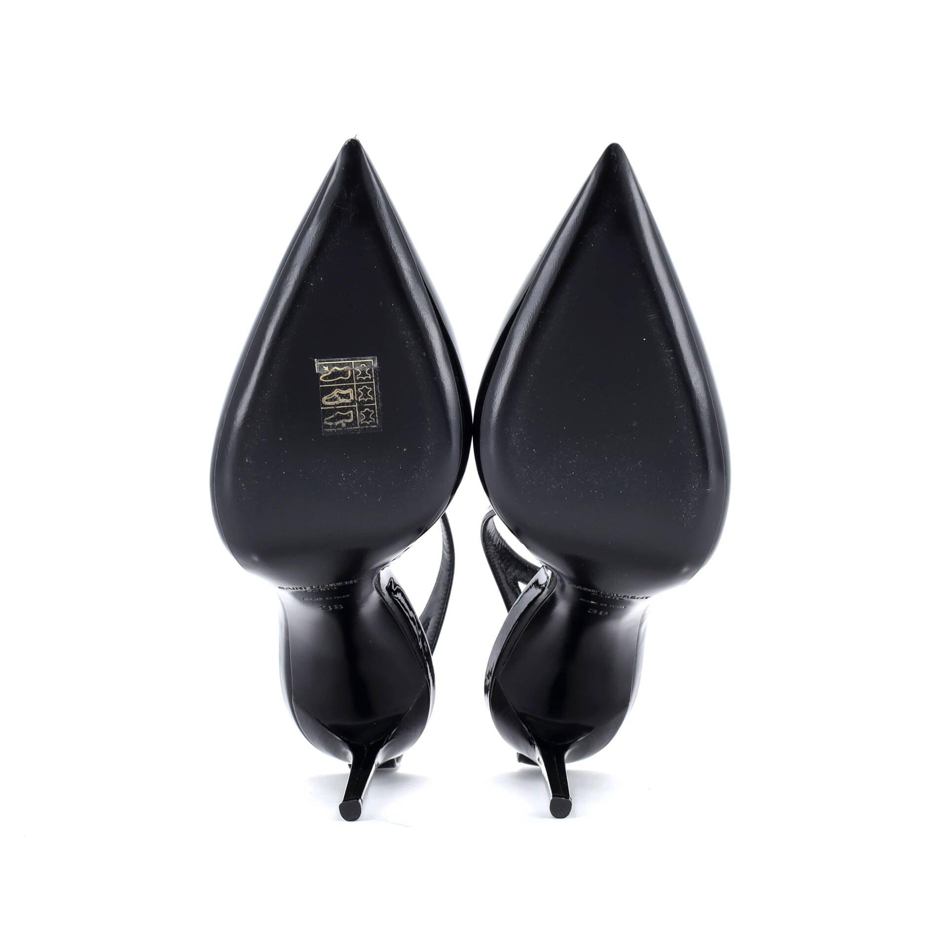 Saint Laurent Women's Slingback Pumps Patent 110