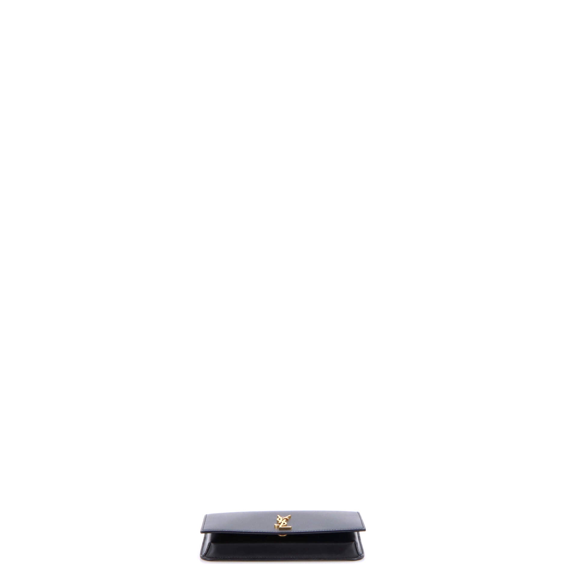 Saint Laurent Classic Monogram Phone Holder Shoulder Bag Leather
