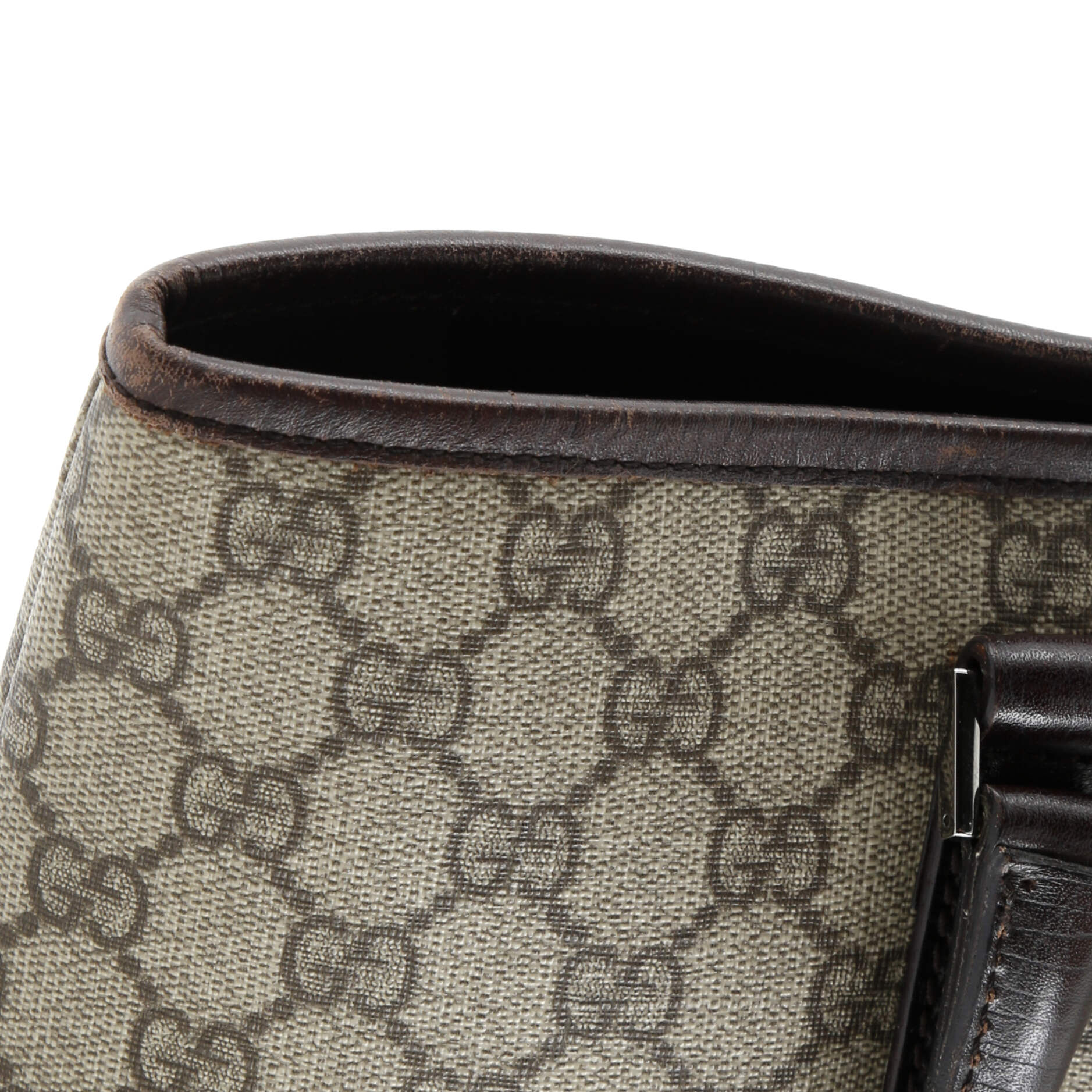 Gucci Joy Plus Tote GG Coated Canvas with Leather Medium
