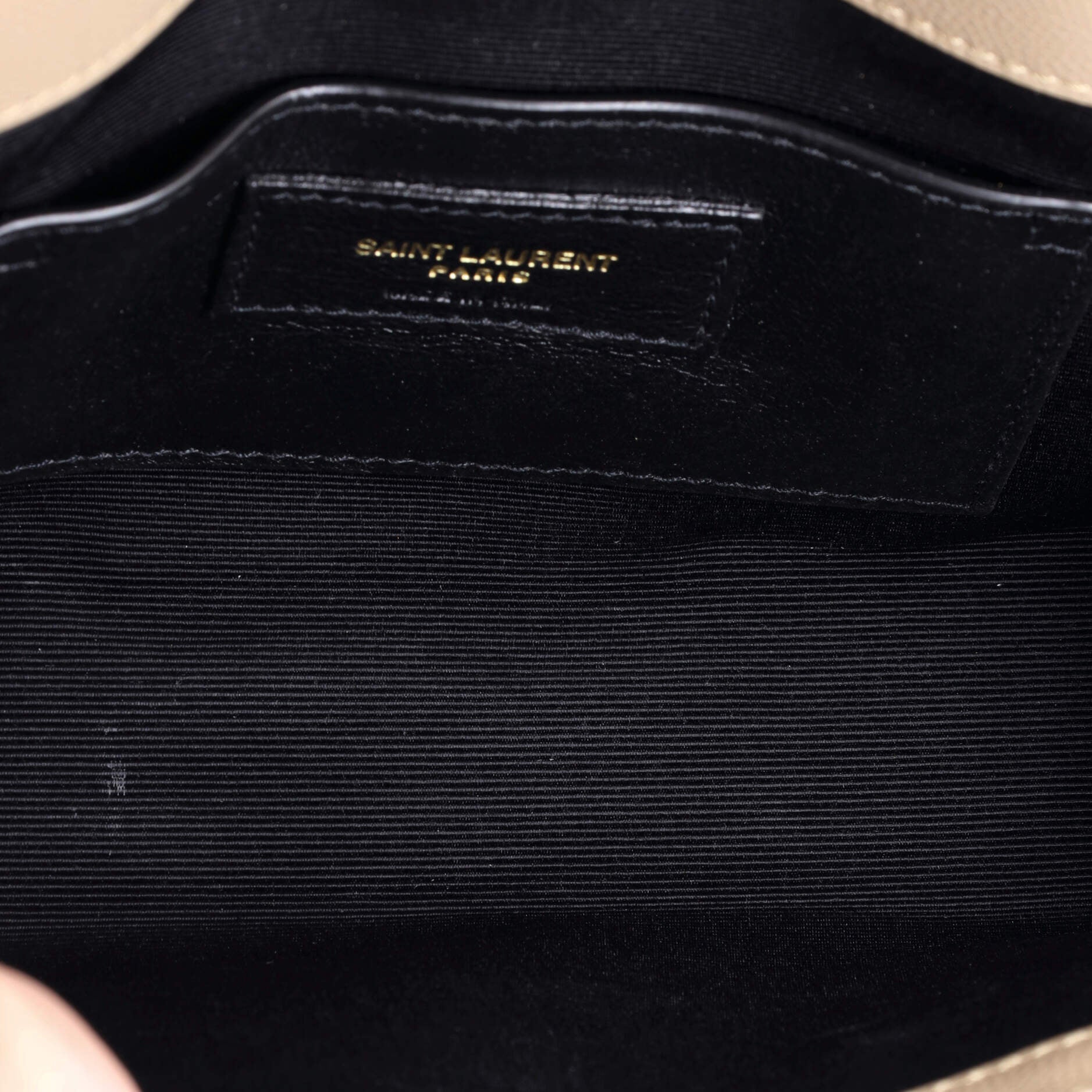 Saint Laurent Classic Monogram Envelope Satchel Mixed Matelasse Leather Small