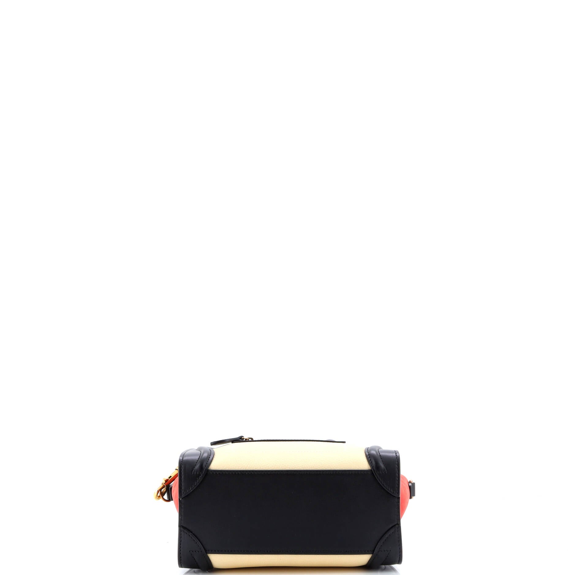 Celine Tricolor Luggage Bag Leather Nano