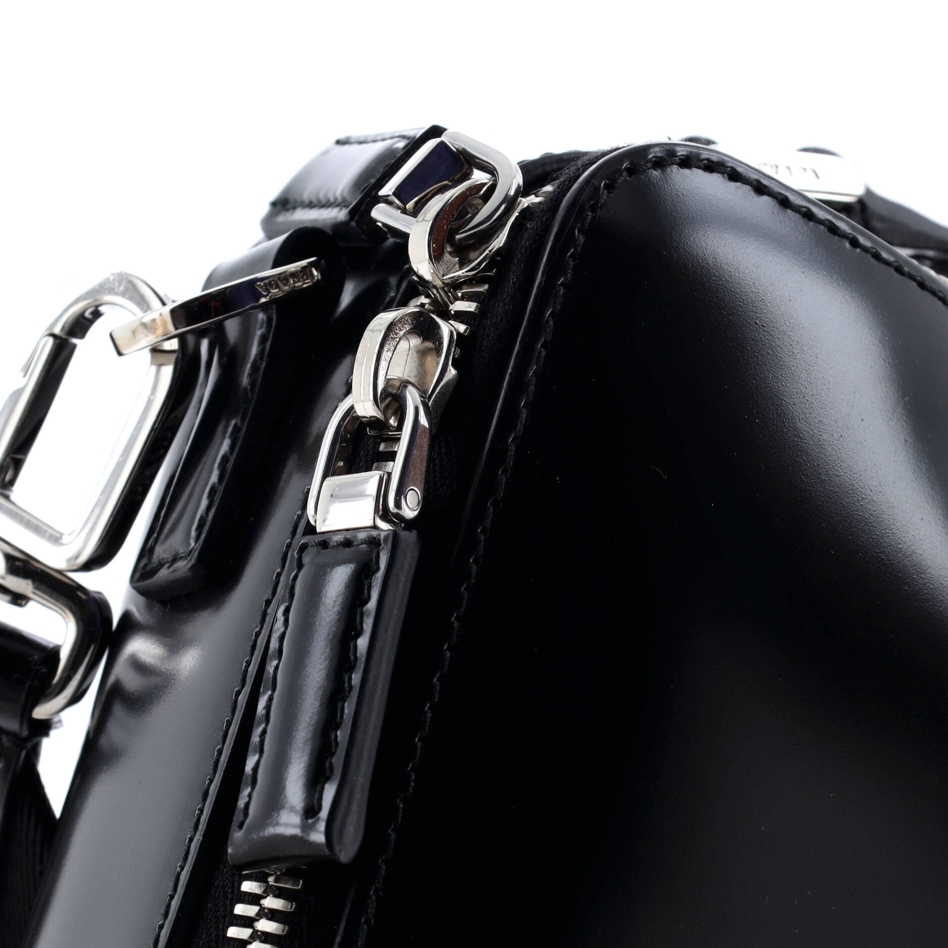 Prada Brique Crossbody Bag Brushed Leather Small