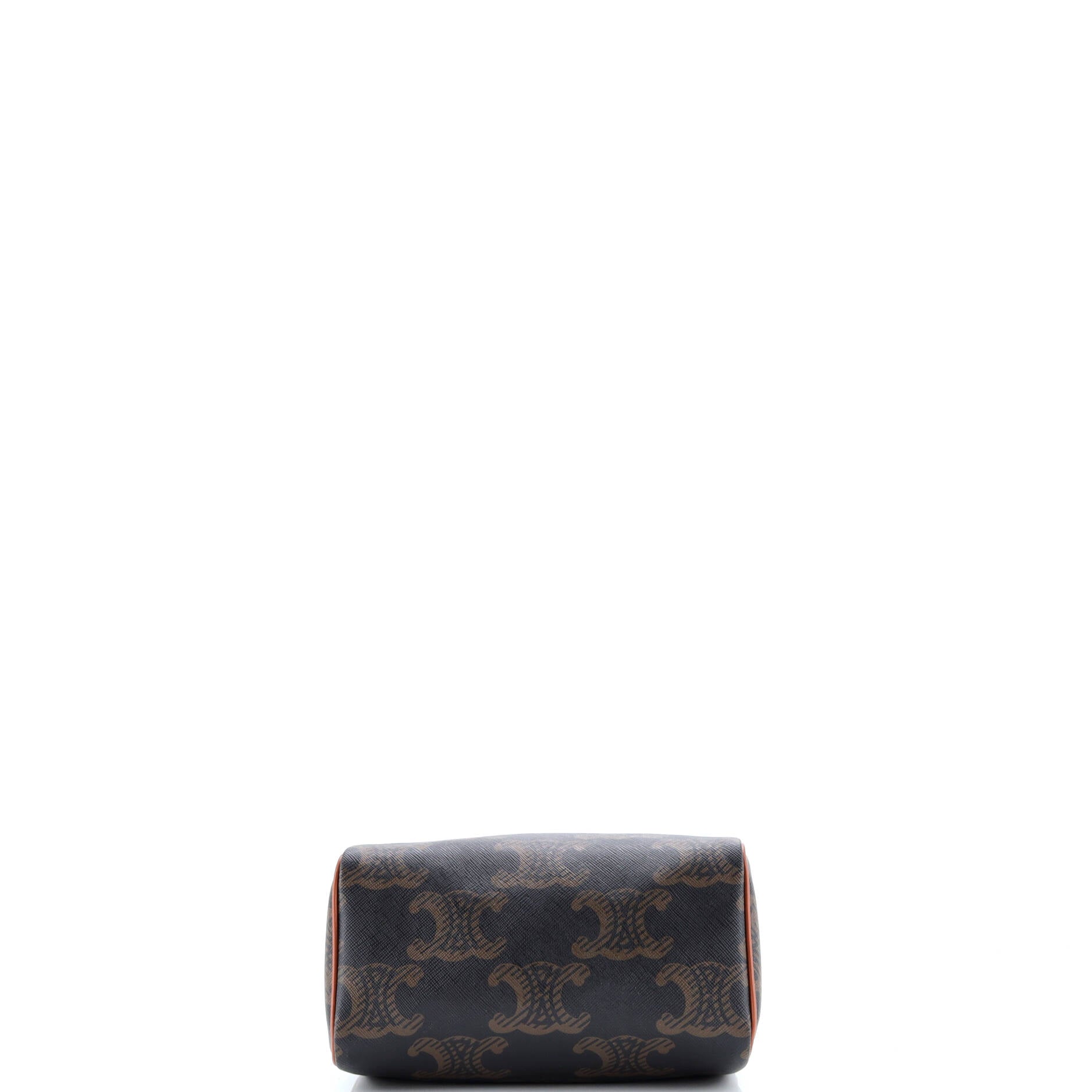 Celine Boston Bag Triomphe XL Coated Canvas Small