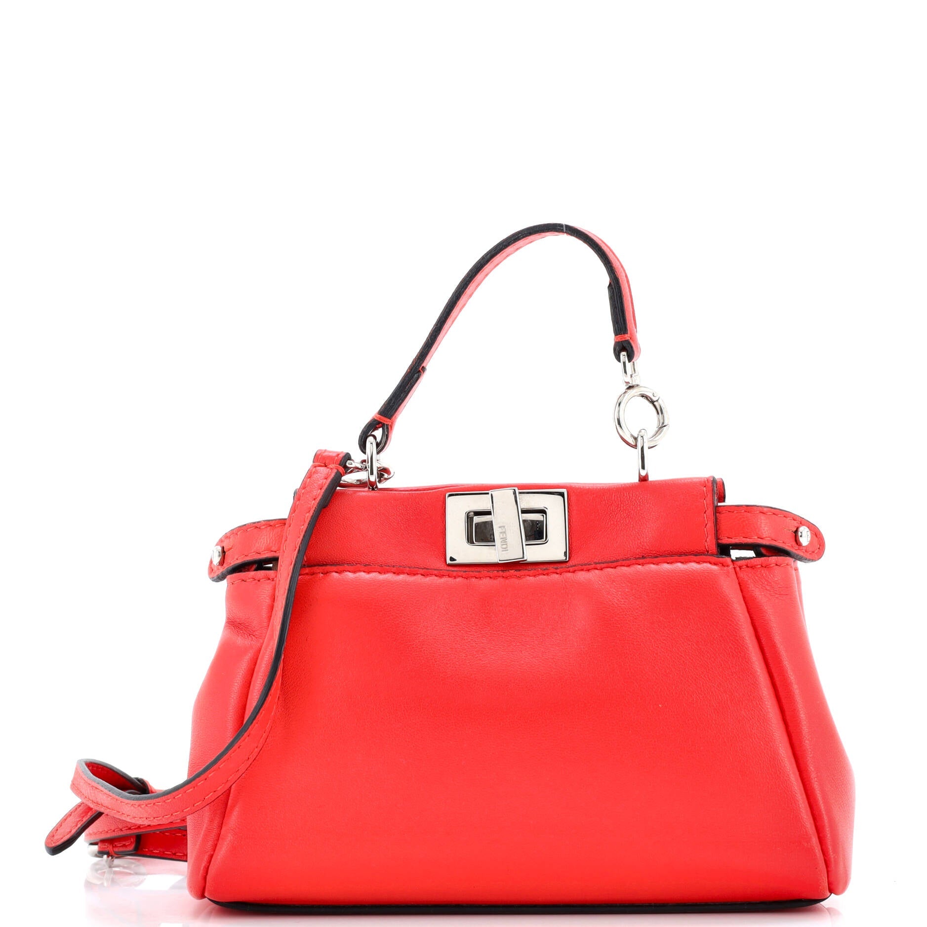 Fendi Peekaboo Bag Leather Micro