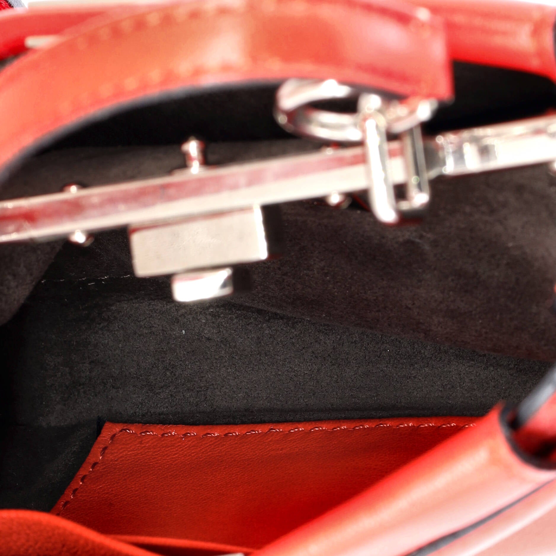 Fendi Peekaboo Bag Leather Micro