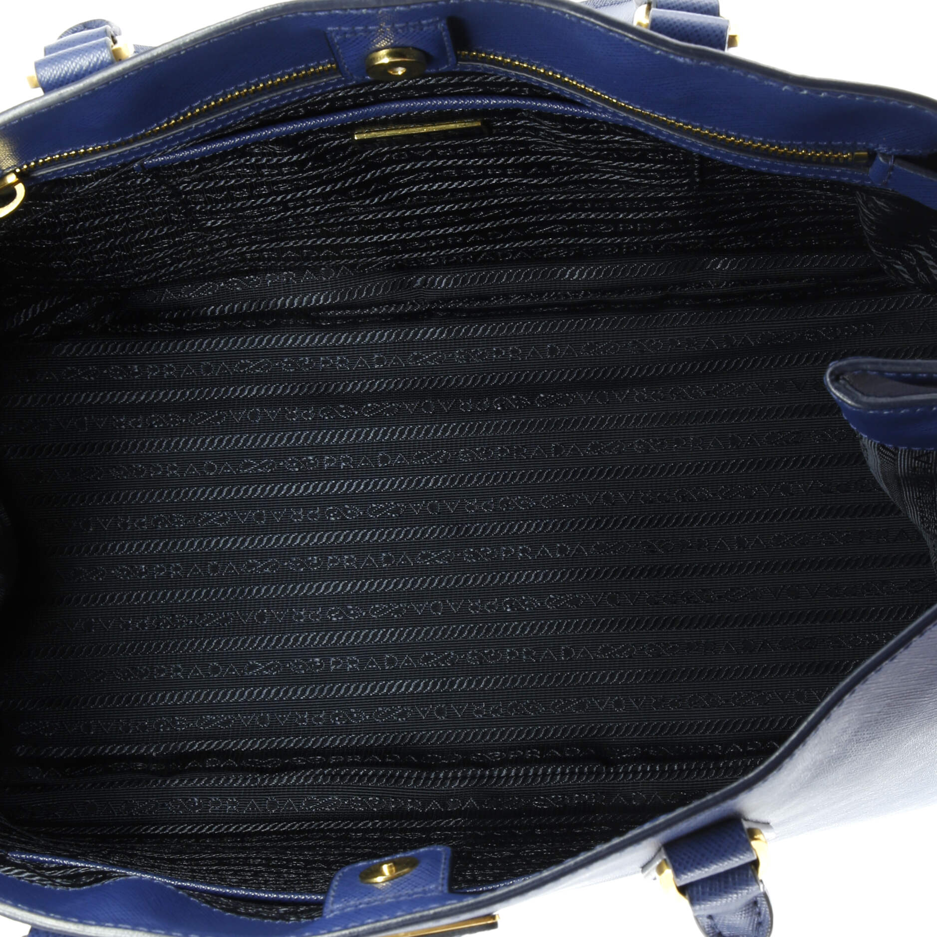 Prada Lux Open Tote Saffiano Leather North South