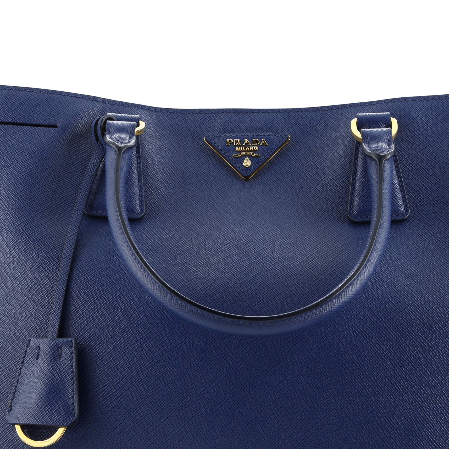 Prada Lux Open Tote Saffiano Leather North South