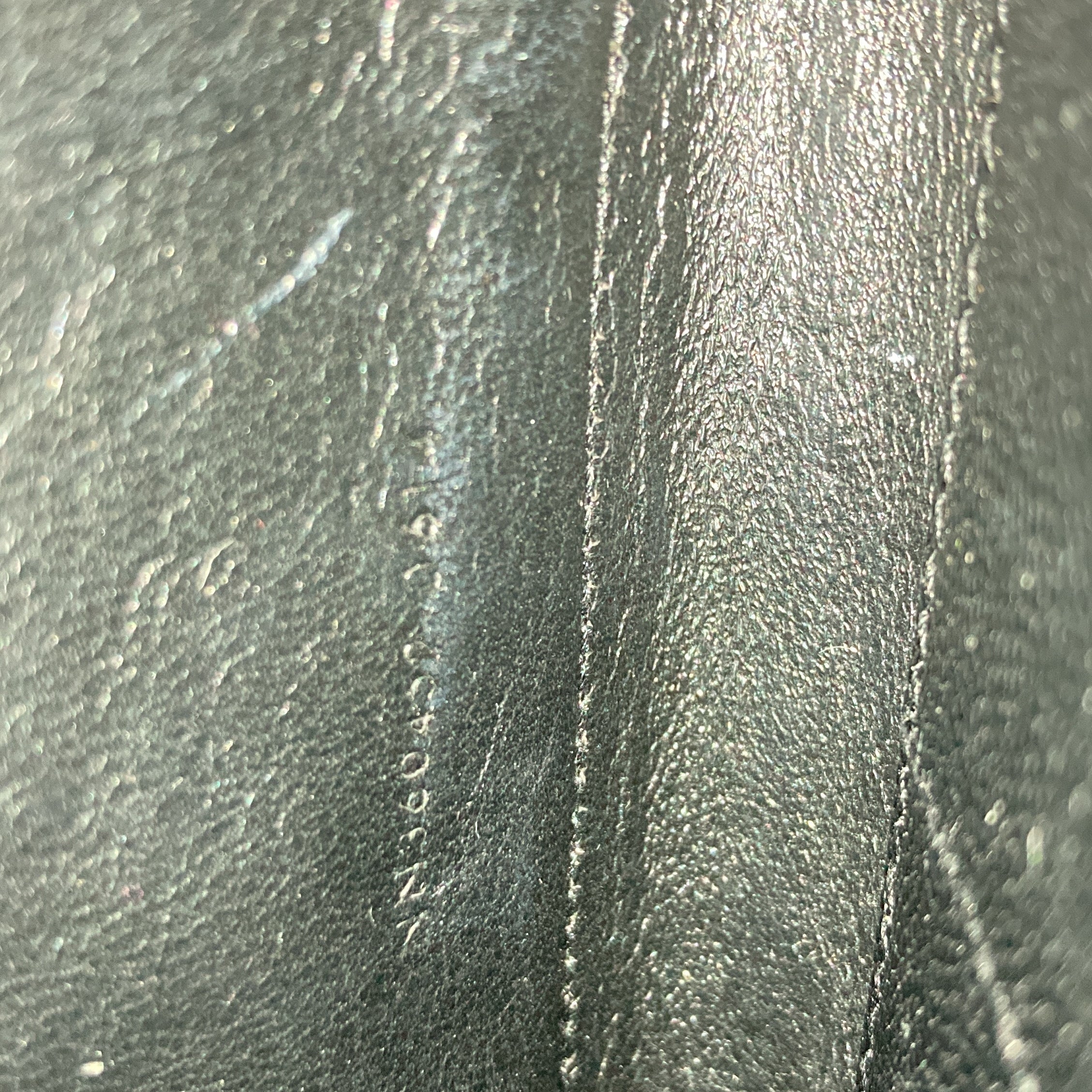 Saint Laurent Classic Monogram Wallet on Chain Matelasse Chevron Leather Medium