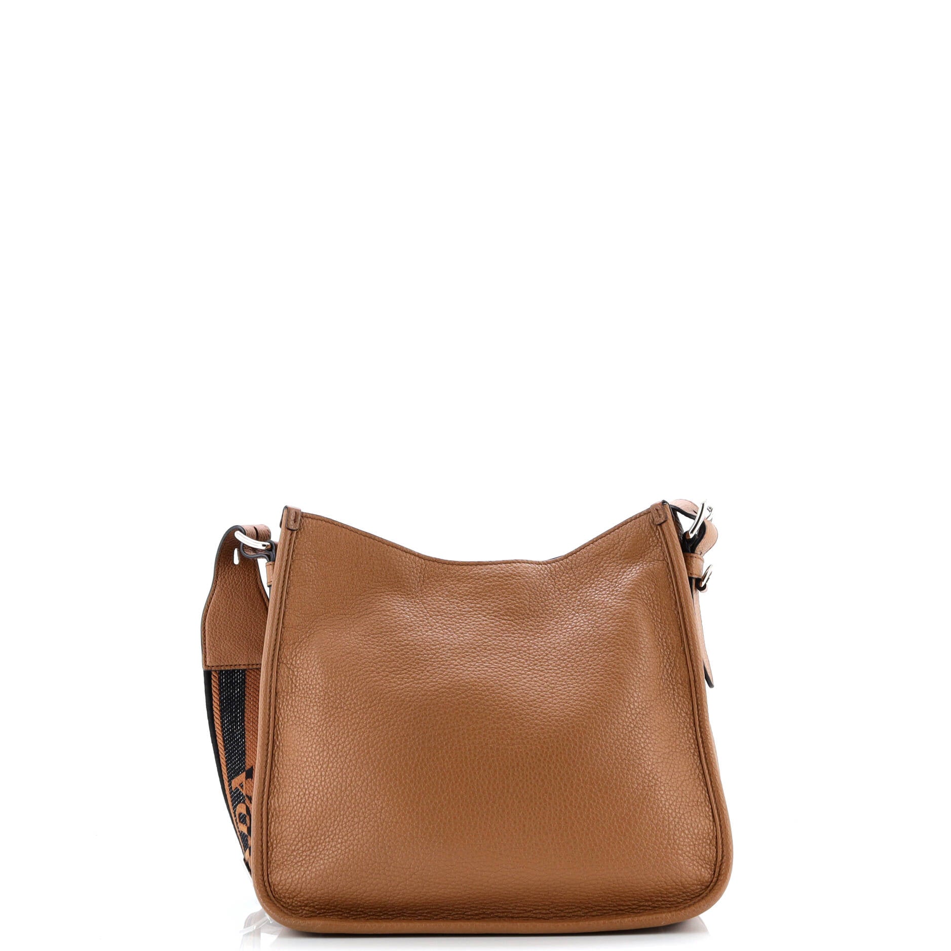 Prada Logo Strap Crossbody Bag Vitello Daino Medium