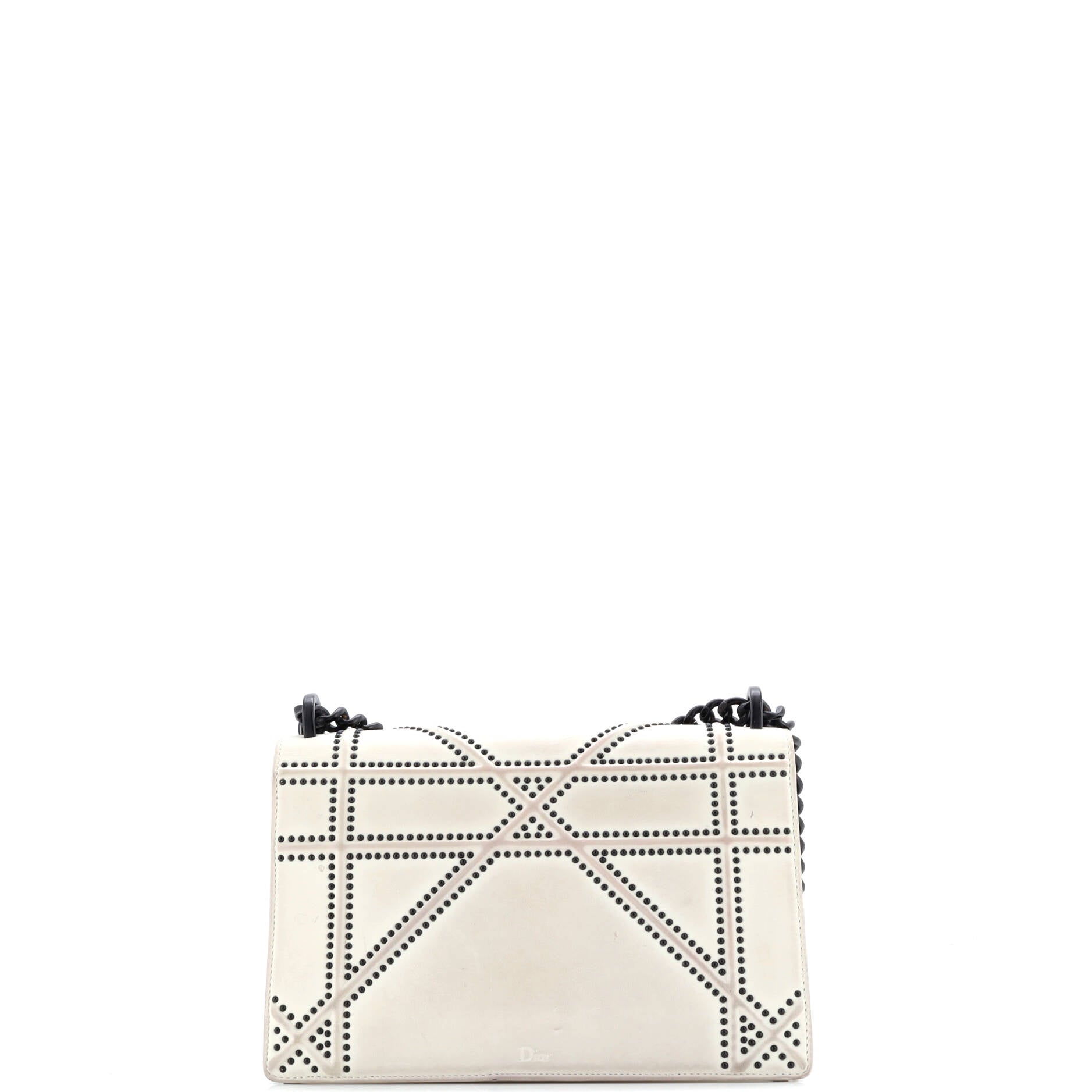 Christian Dior Diorama Flap Bag Studded Leather Medium