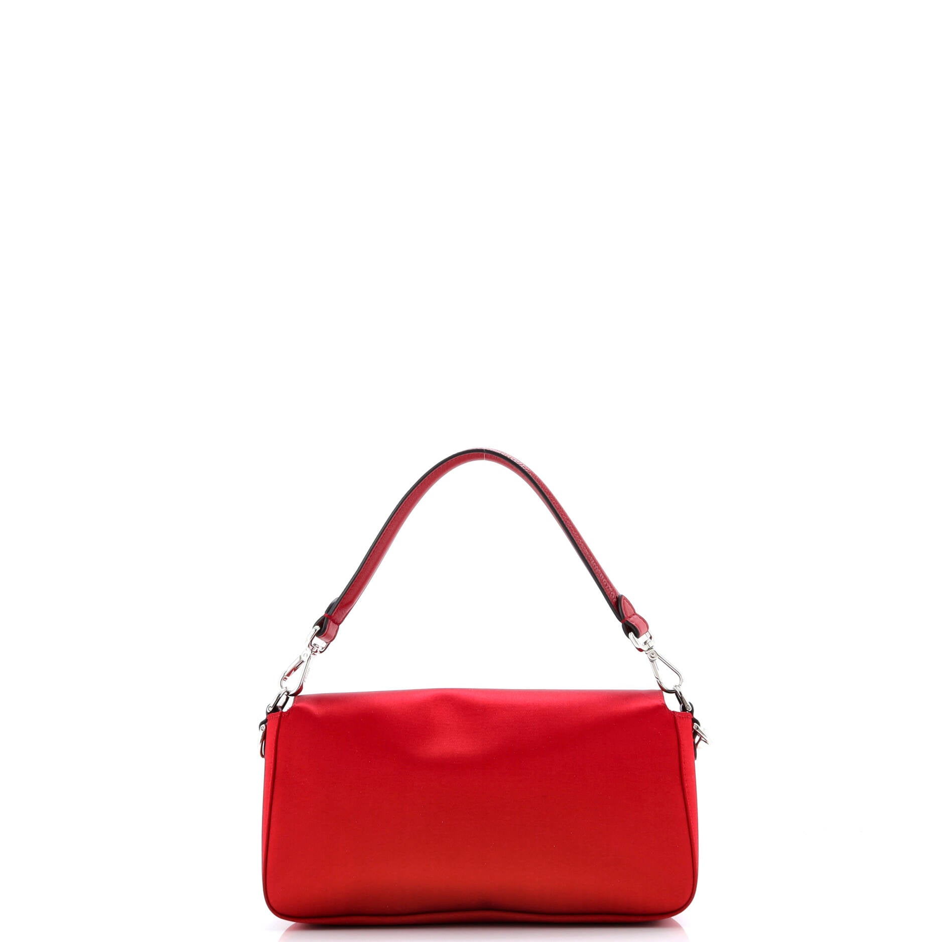 Fendi Baguette NM Bag Satin with Crystals and Karung Medium