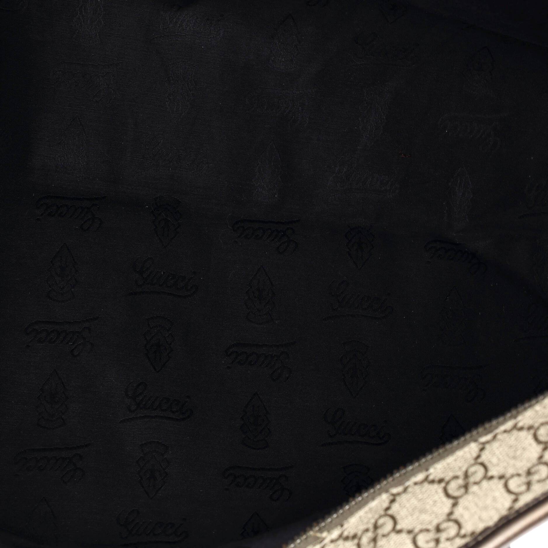 Gucci Plus Tote GG Coated Canvas with Leather Large