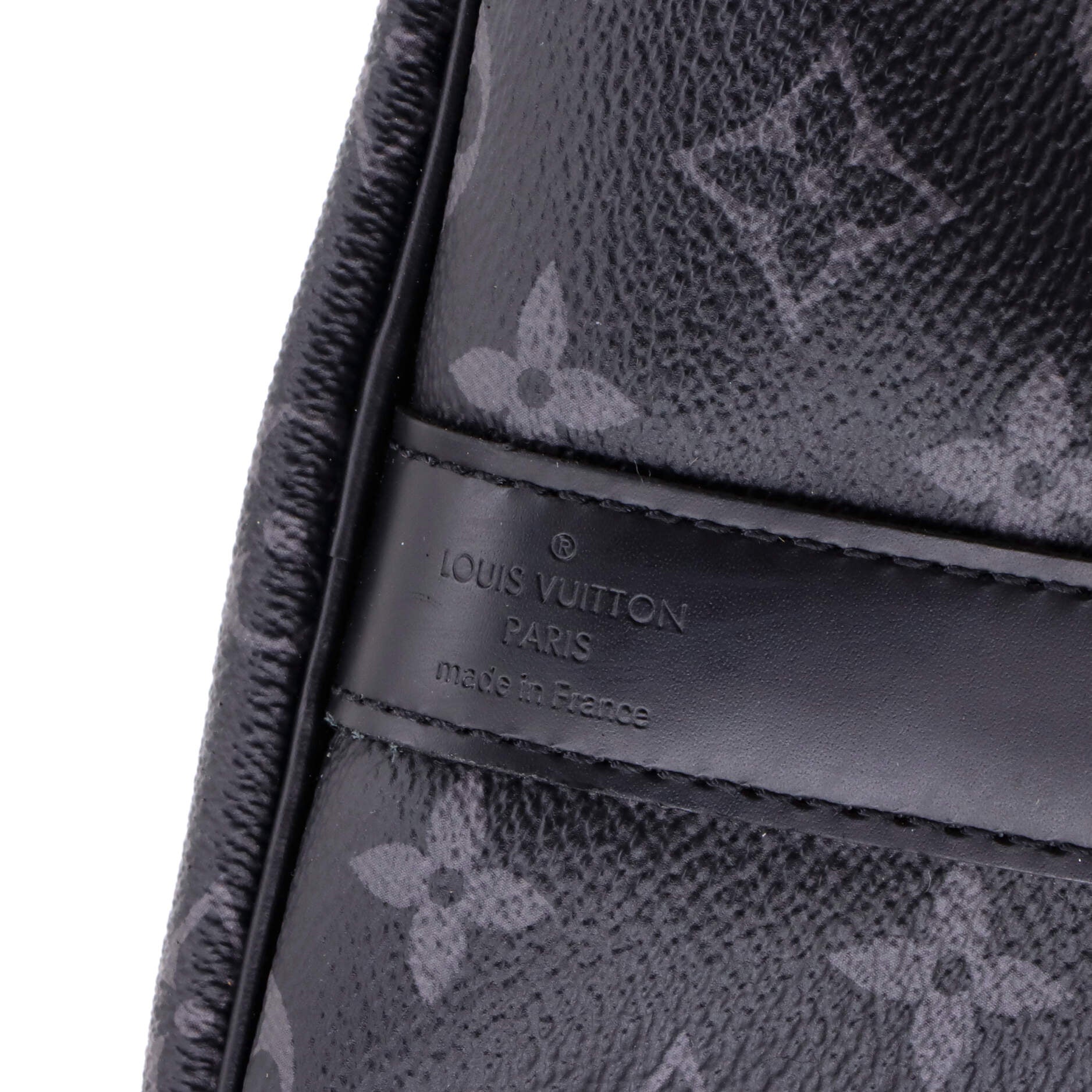 Louis Vuitton Keepall Bandouliere Bag Monogram Eclipse Canvas 55