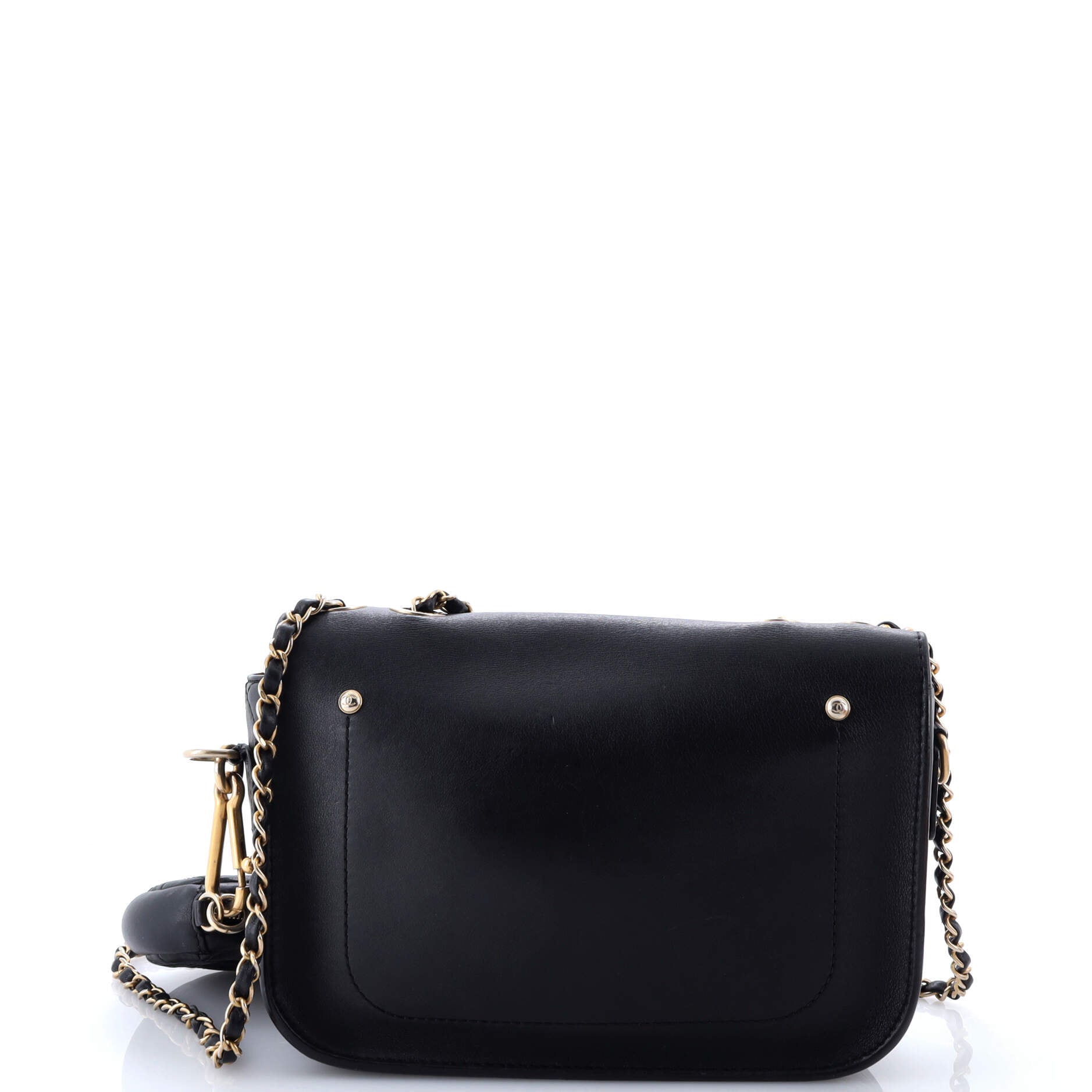 Chanel Multi Pouching Flap Bag with Coin Purse Quilted Calfskin Medium