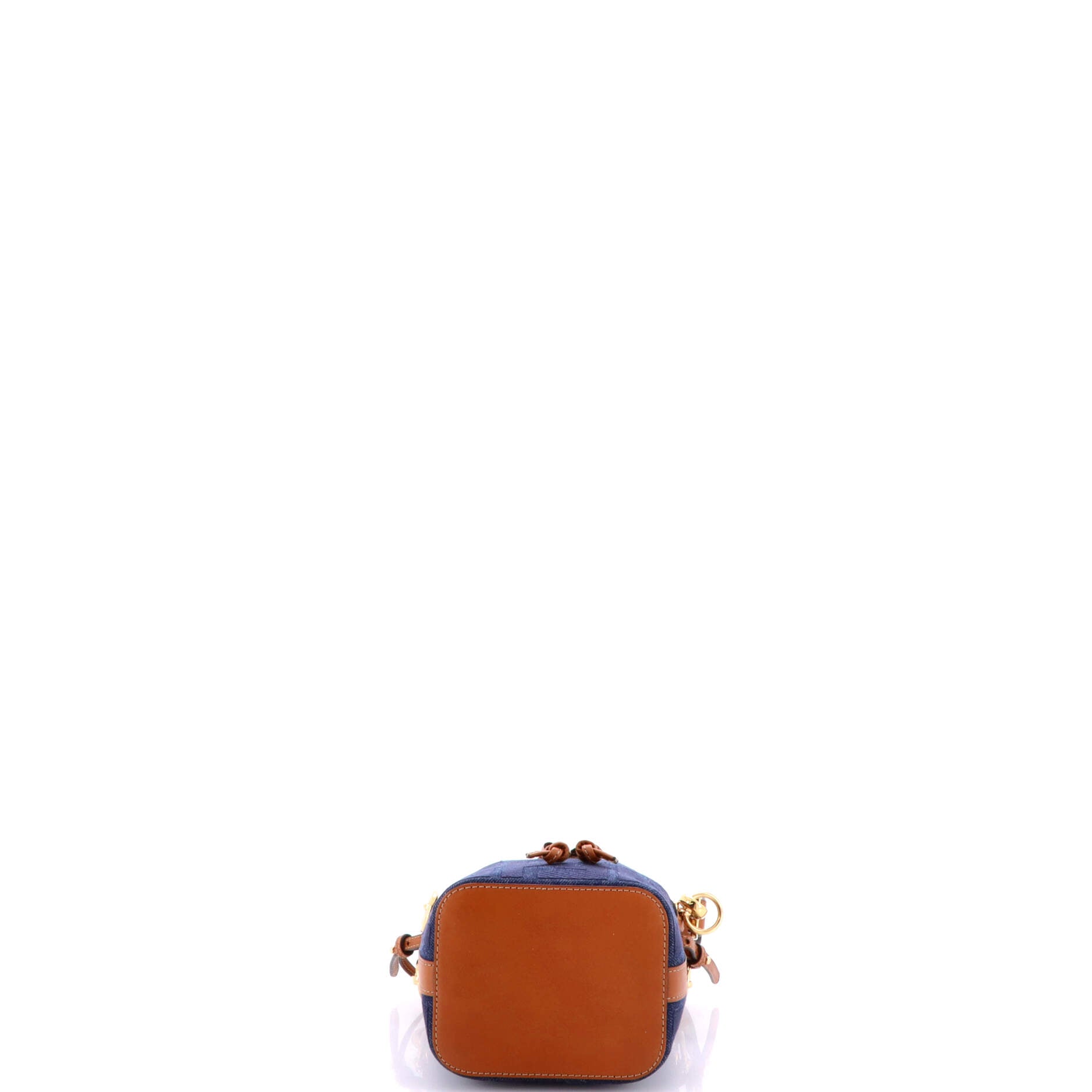 Fendi Mon Tresor Bucket Bag Zucca Denim Mini
