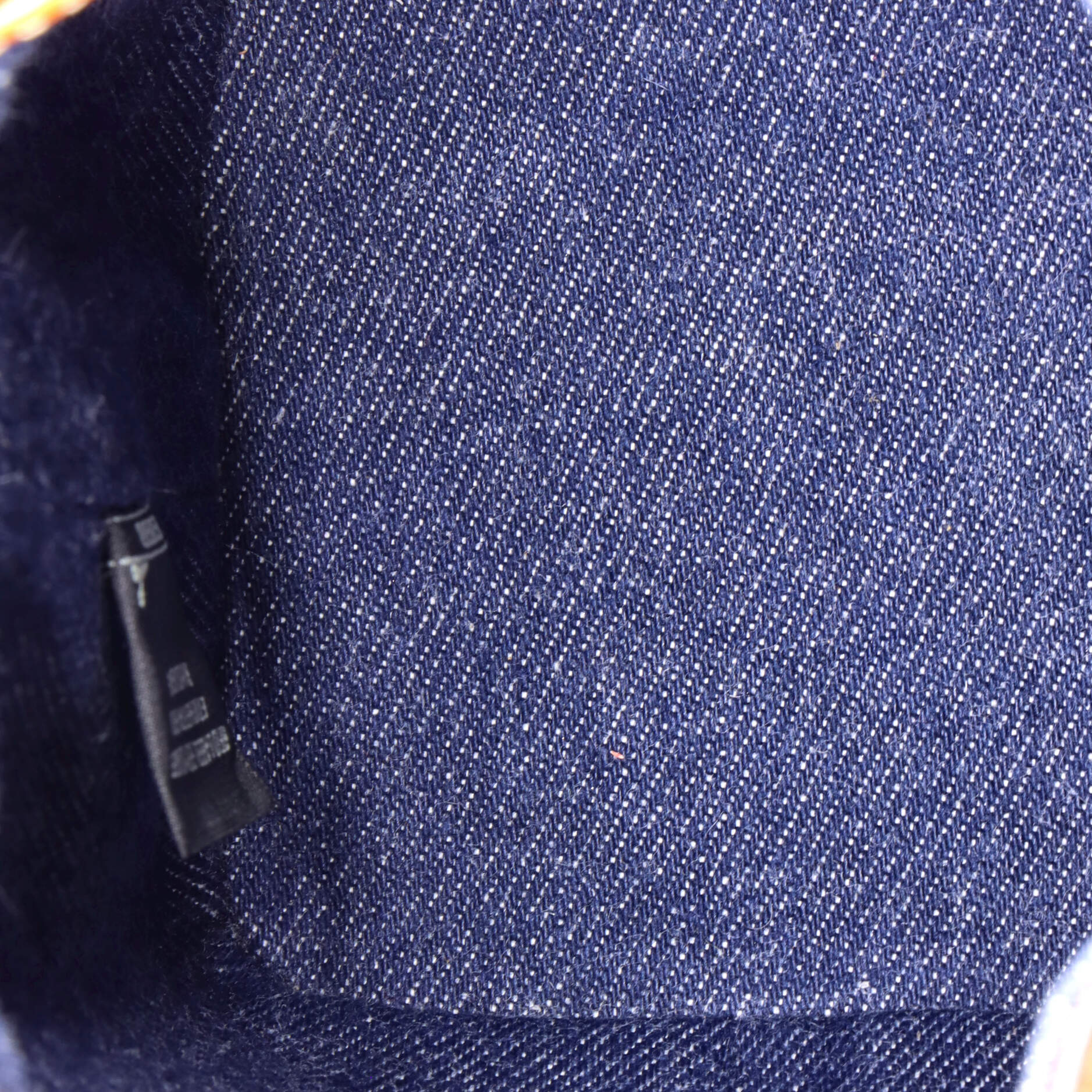 Fendi Mon Tresor Bucket Bag Zucca Denim Mini