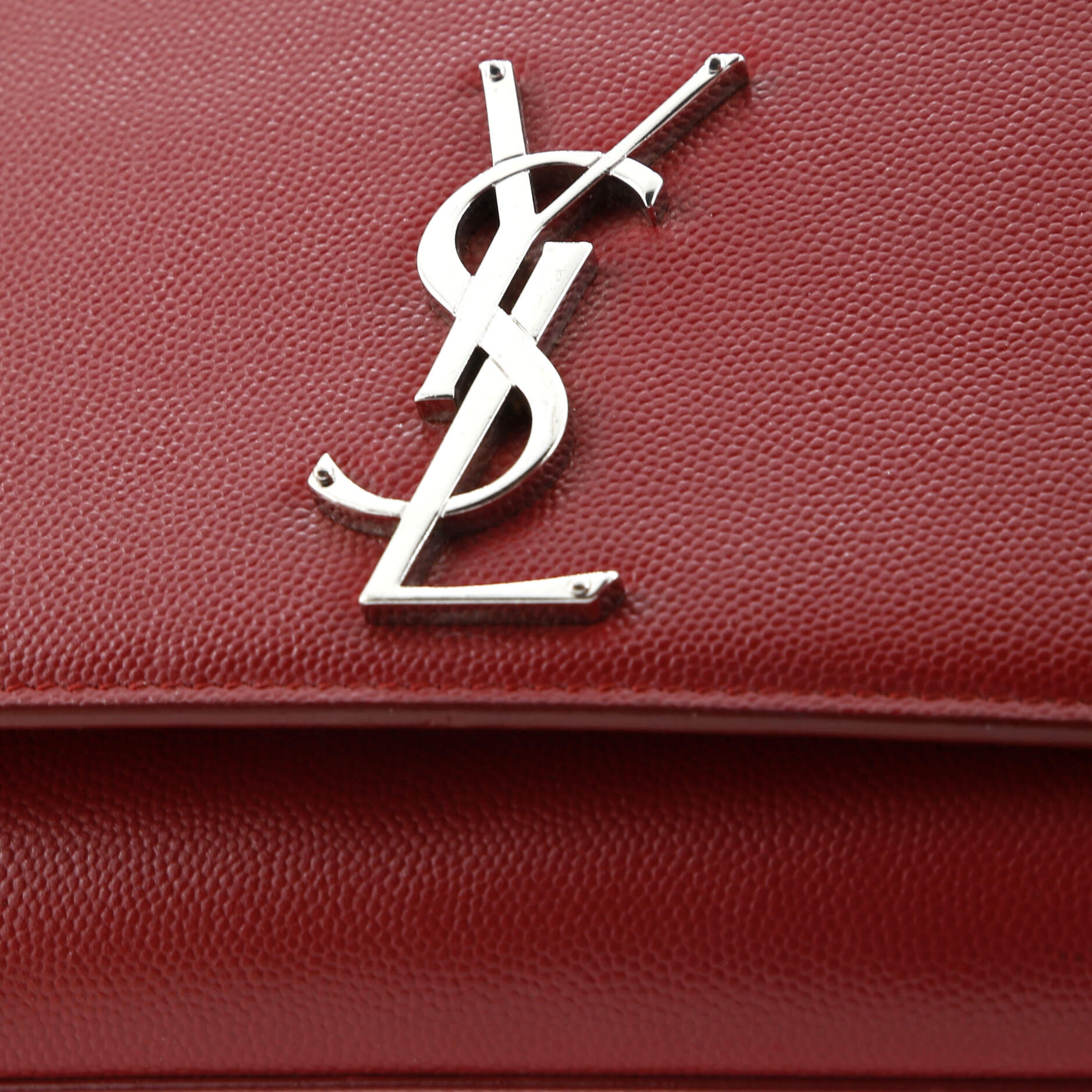 Saint Laurent Classic Monogram Crossbody Bag Grainy Leather Medium