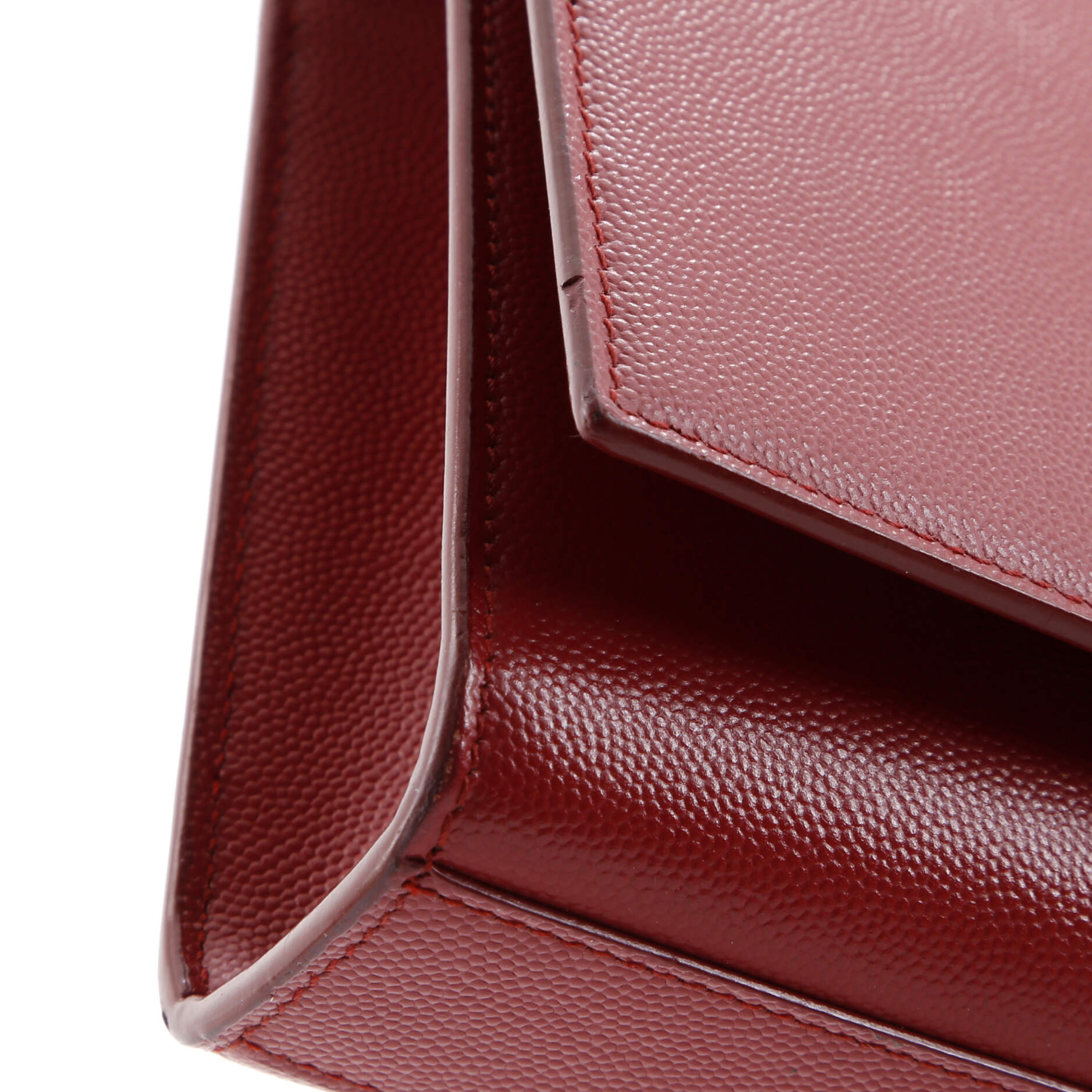 Saint Laurent Classic Monogram Crossbody Bag Grainy Leather Medium
